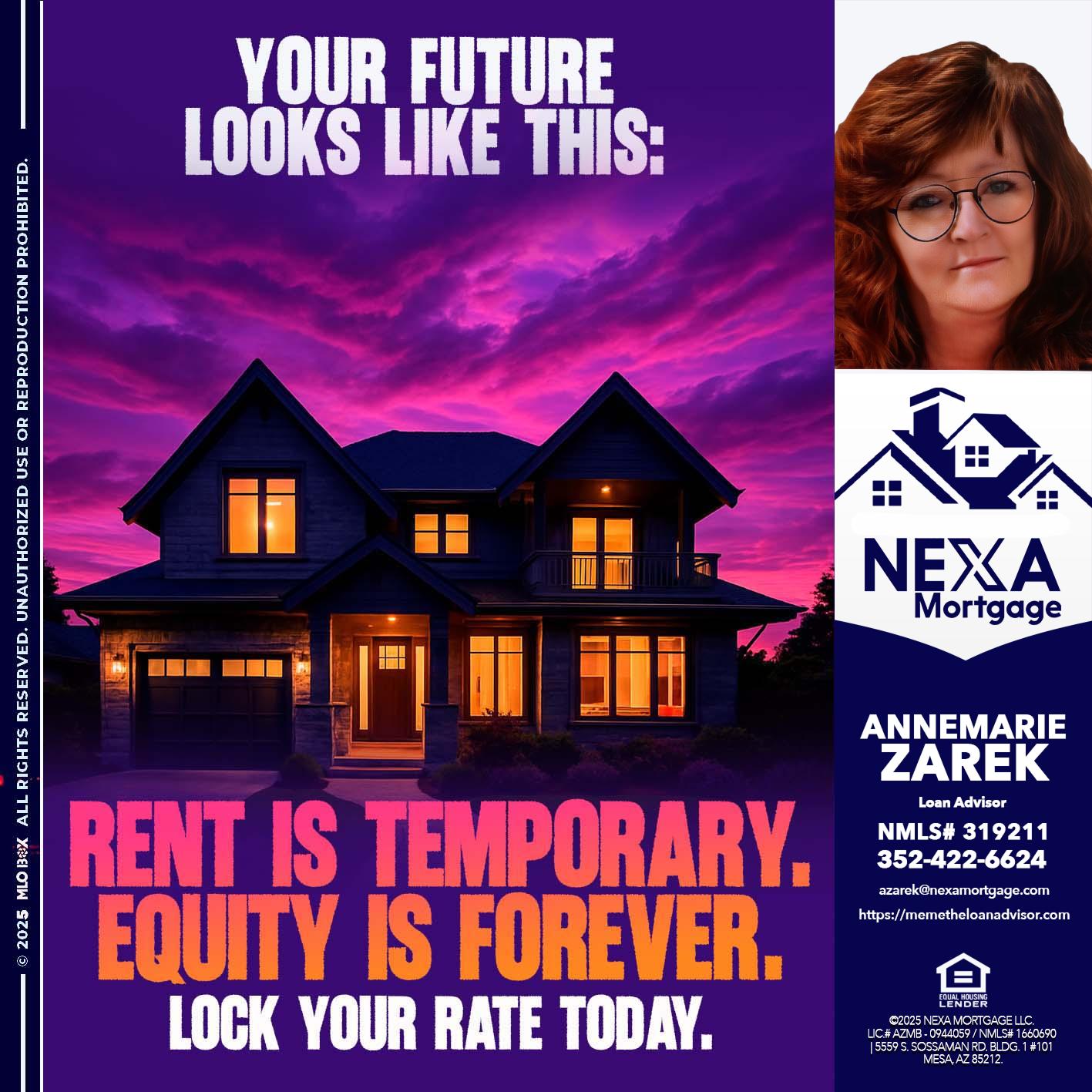 YOUR FUTURE - AnneMarie Zarek -Mortgage Loan Originator
