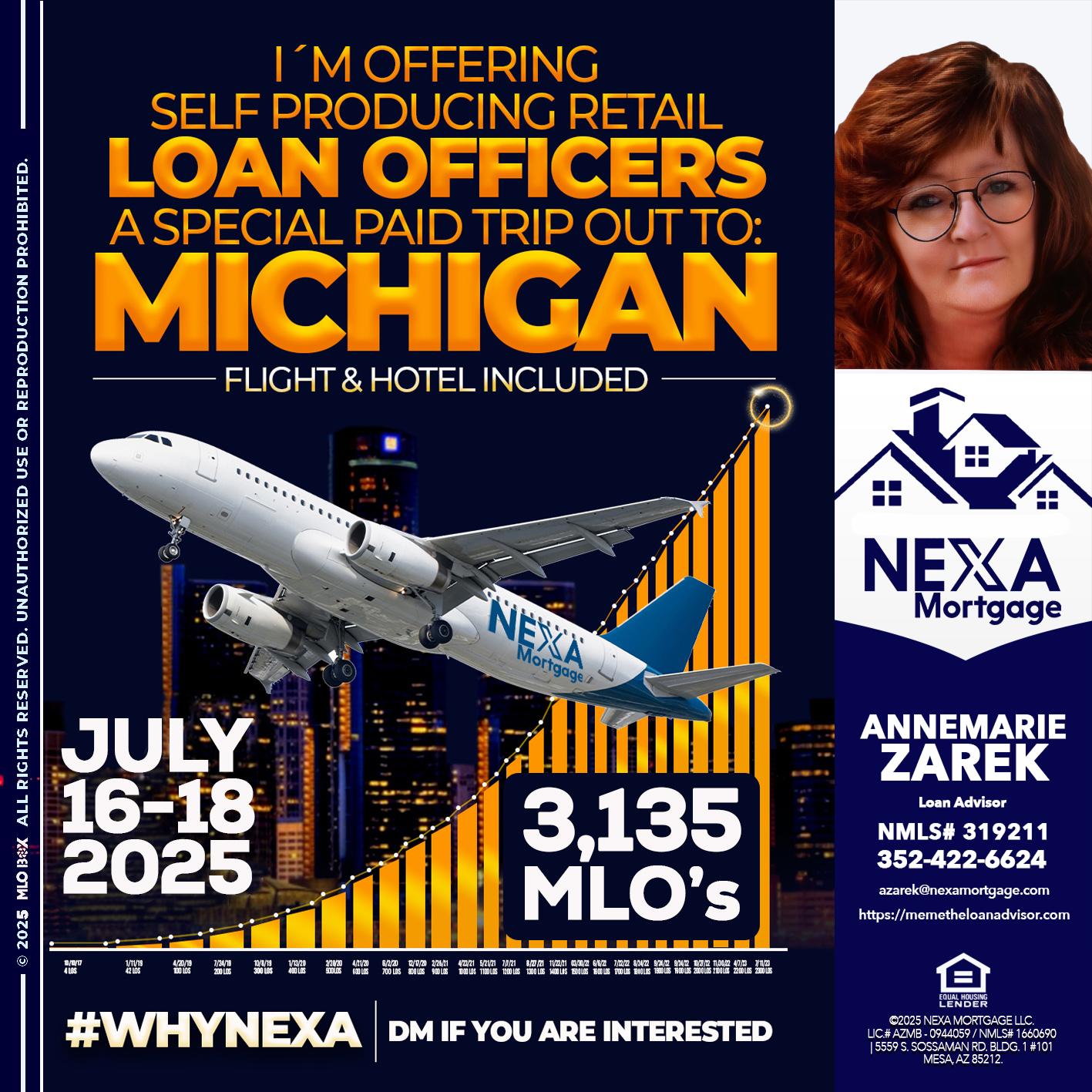 MICHIGAN TRIP - AnneMarie Zarek -Mortgage Loan Originator