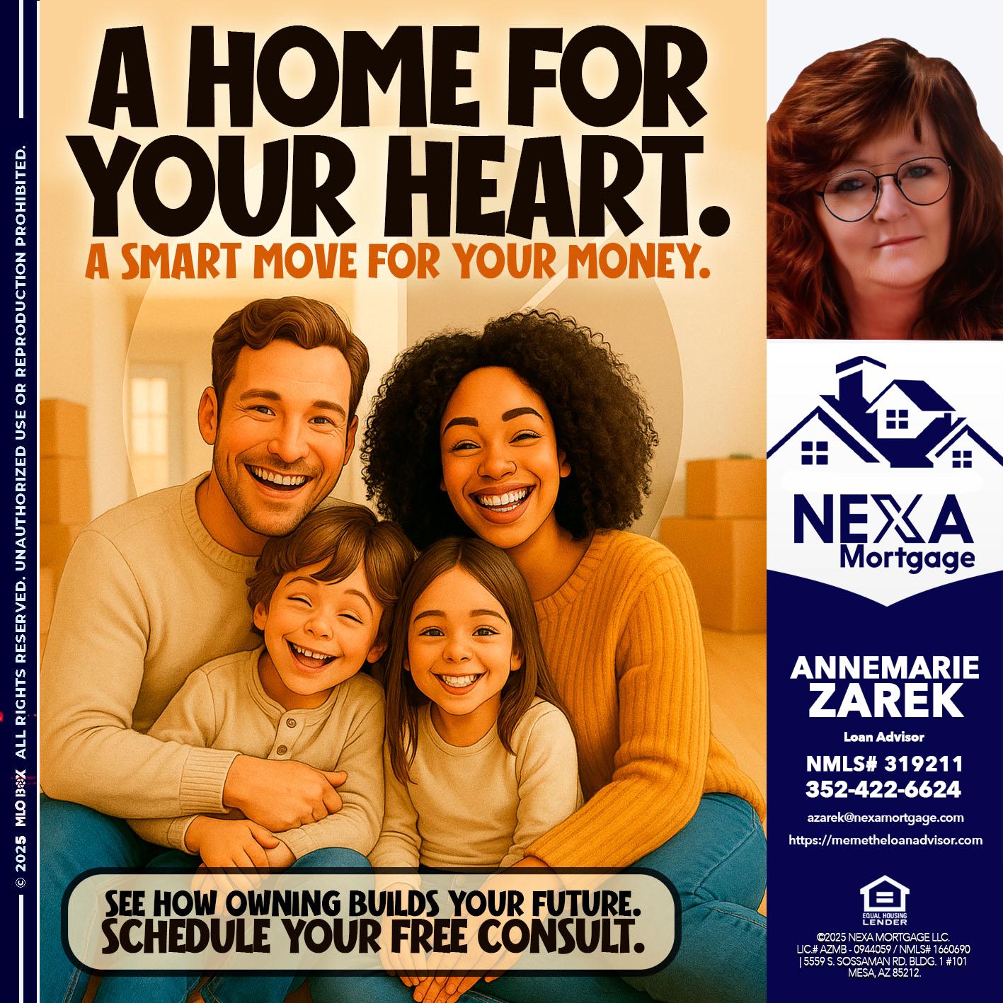 A HOME FOR - AnneMarie Zarek -Mortgage Loan Originator