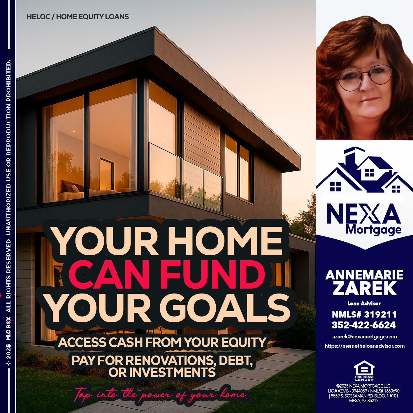 HELOC - AnneMarie Zarek -Mortgage Loan Originator