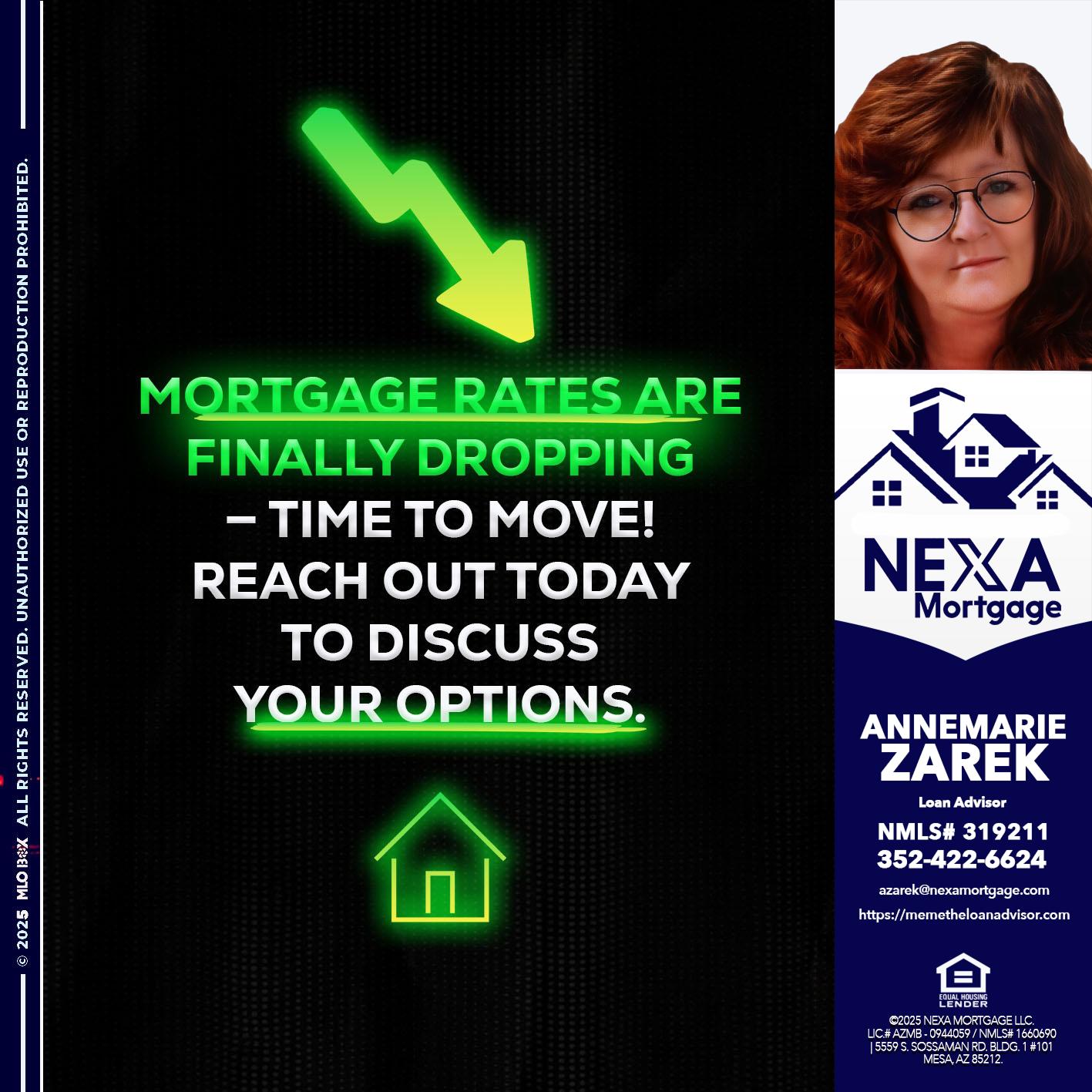 MORTGAGE RATES - AnneMarie Zarek -Mortgage Loan Originator