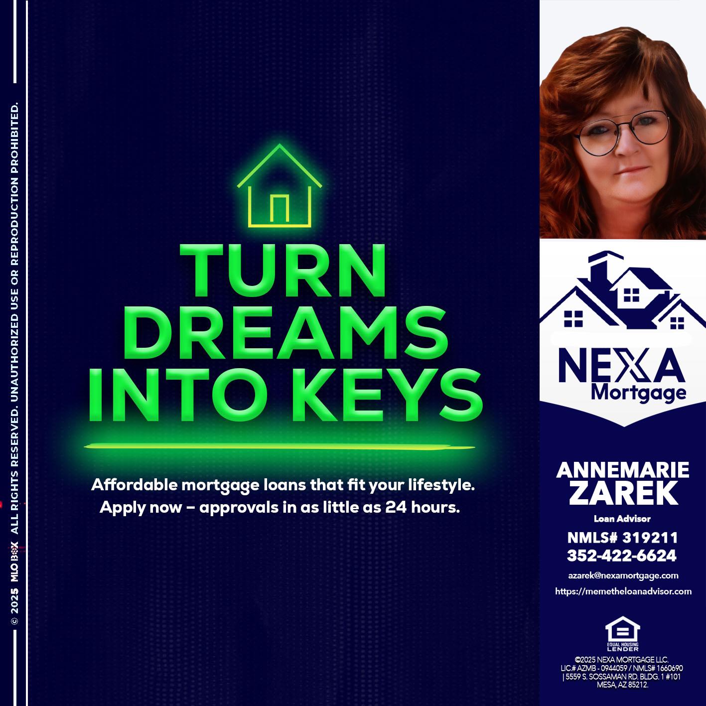 turn dreams - AnneMarie Zarek -Mortgage Loan Originator