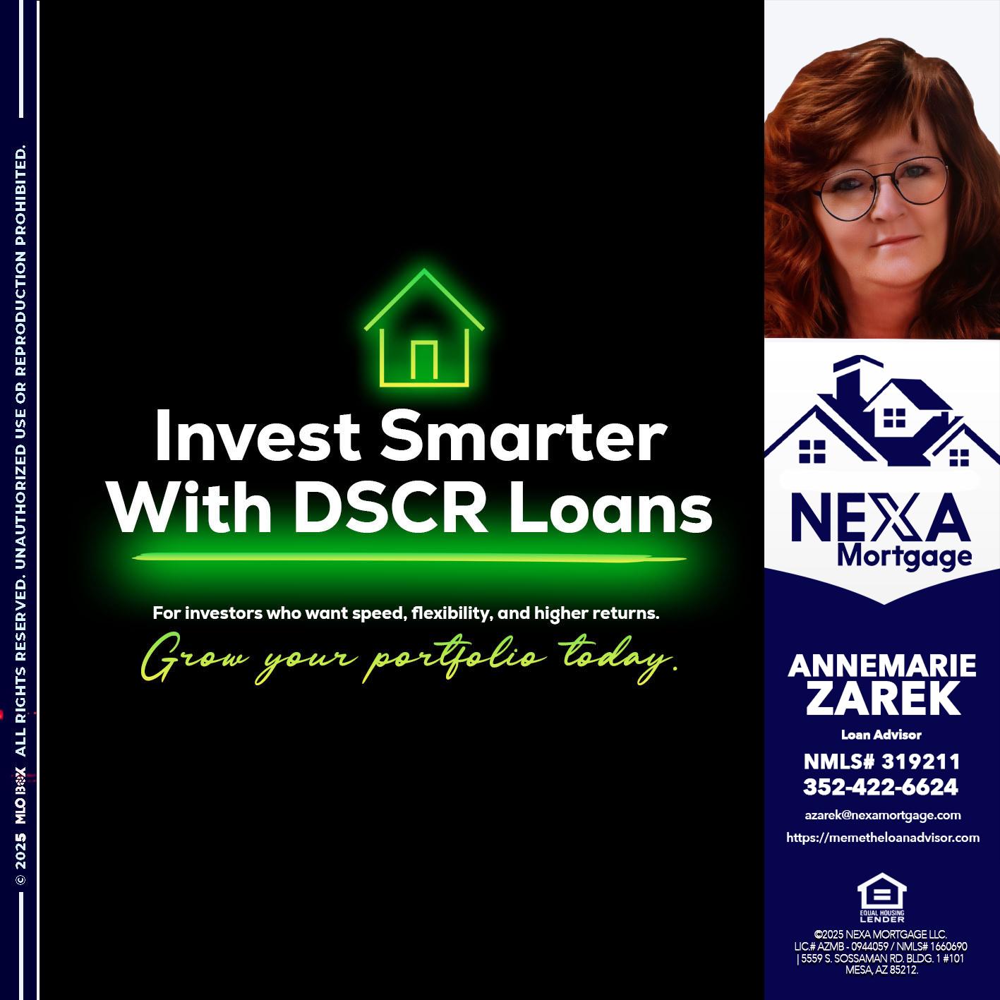 invest smarter - AnneMarie Zarek -Mortgage Loan Originator