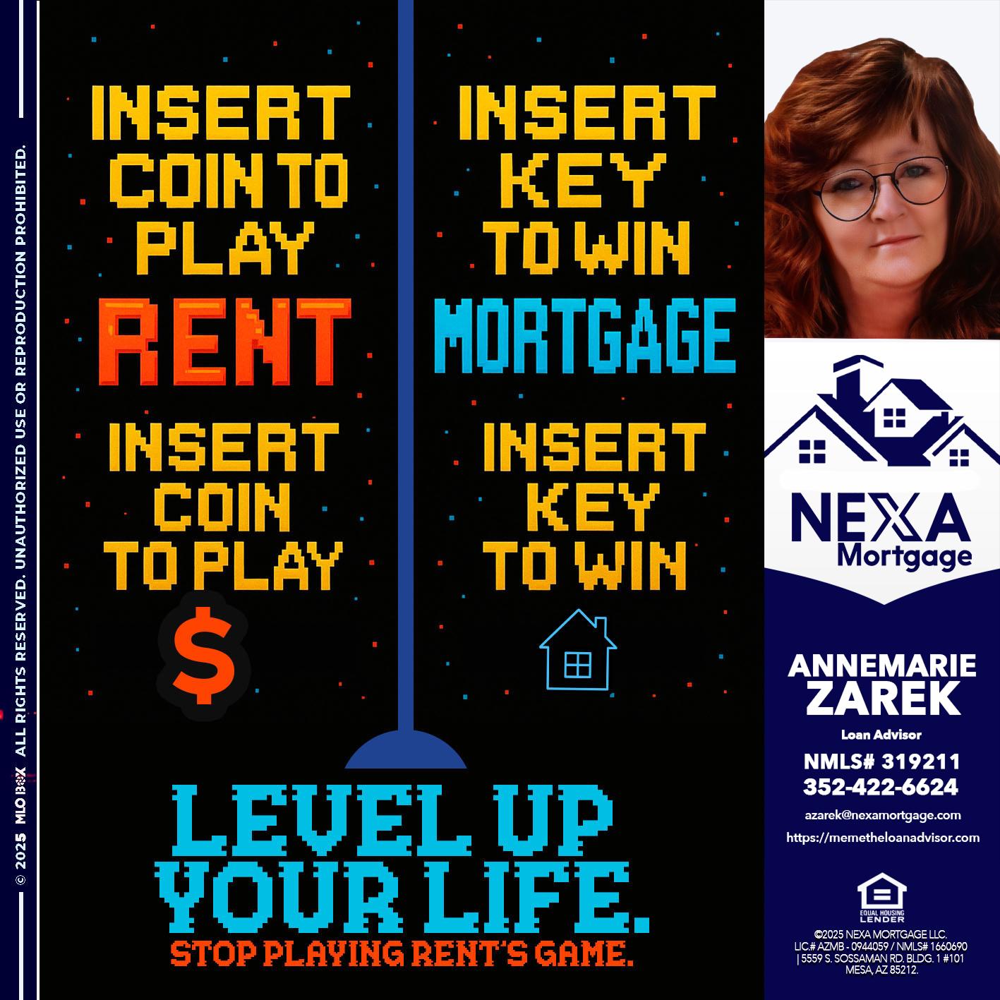 INSERT COIN - AnneMarie Zarek -Mortgage Loan Originator