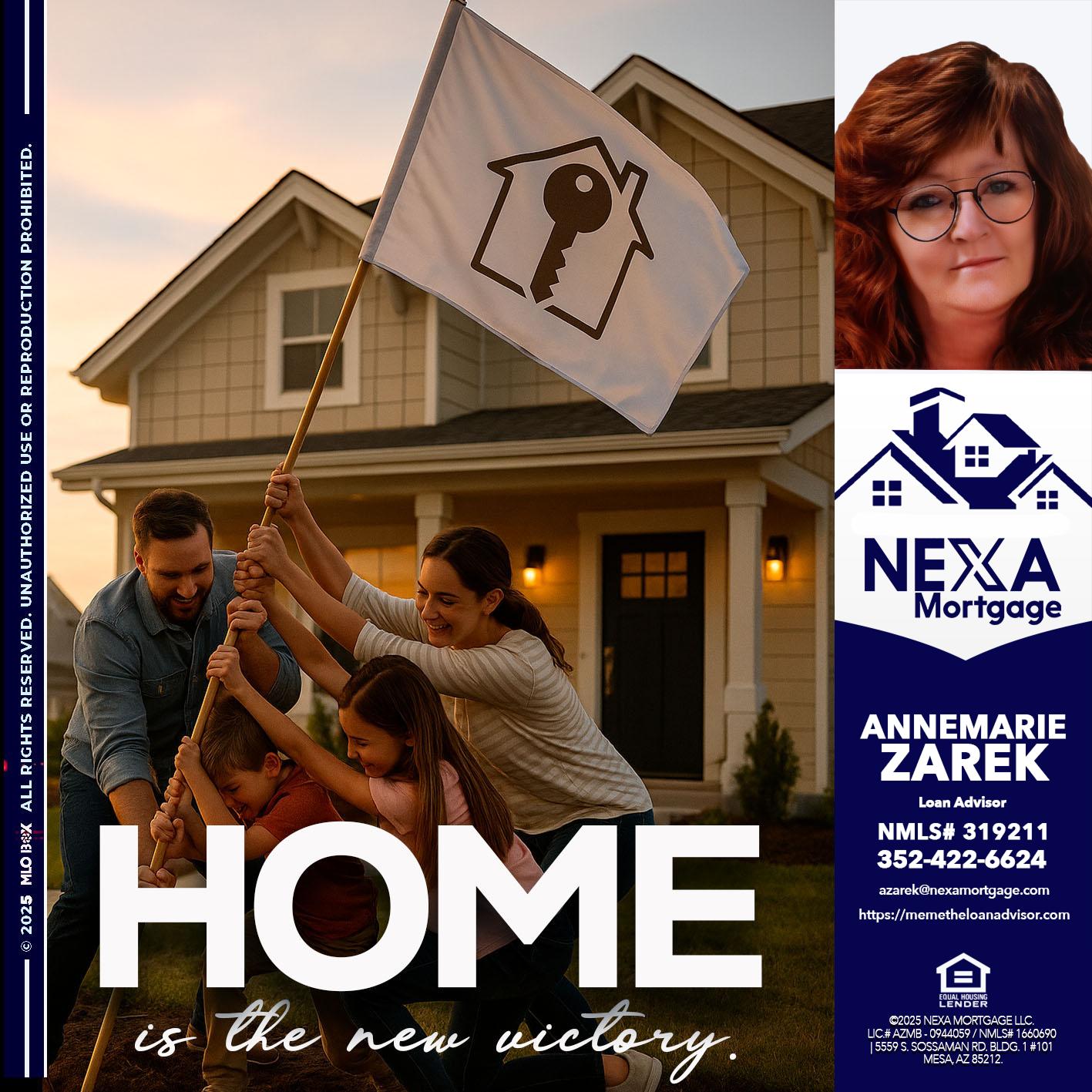 HOME IS - AnneMarie Zarek -Mortgage Loan Originator