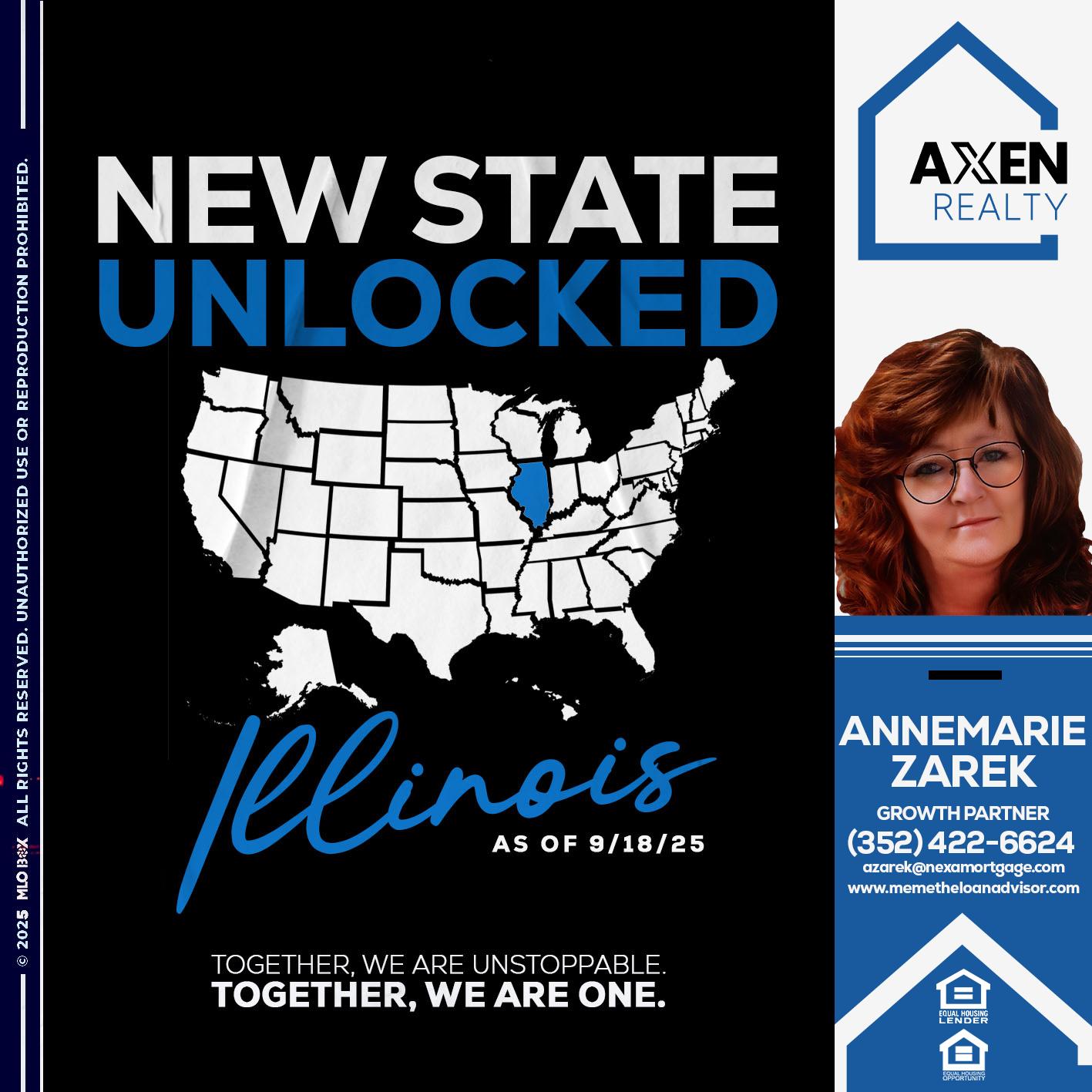 ILLINOIS UNLOCKED - AnneMarie Zarek -Mortgage Loan Originator ILLINOIS UNLOCKED - AnneMarie Zarek -Mortgage Loan Originator
