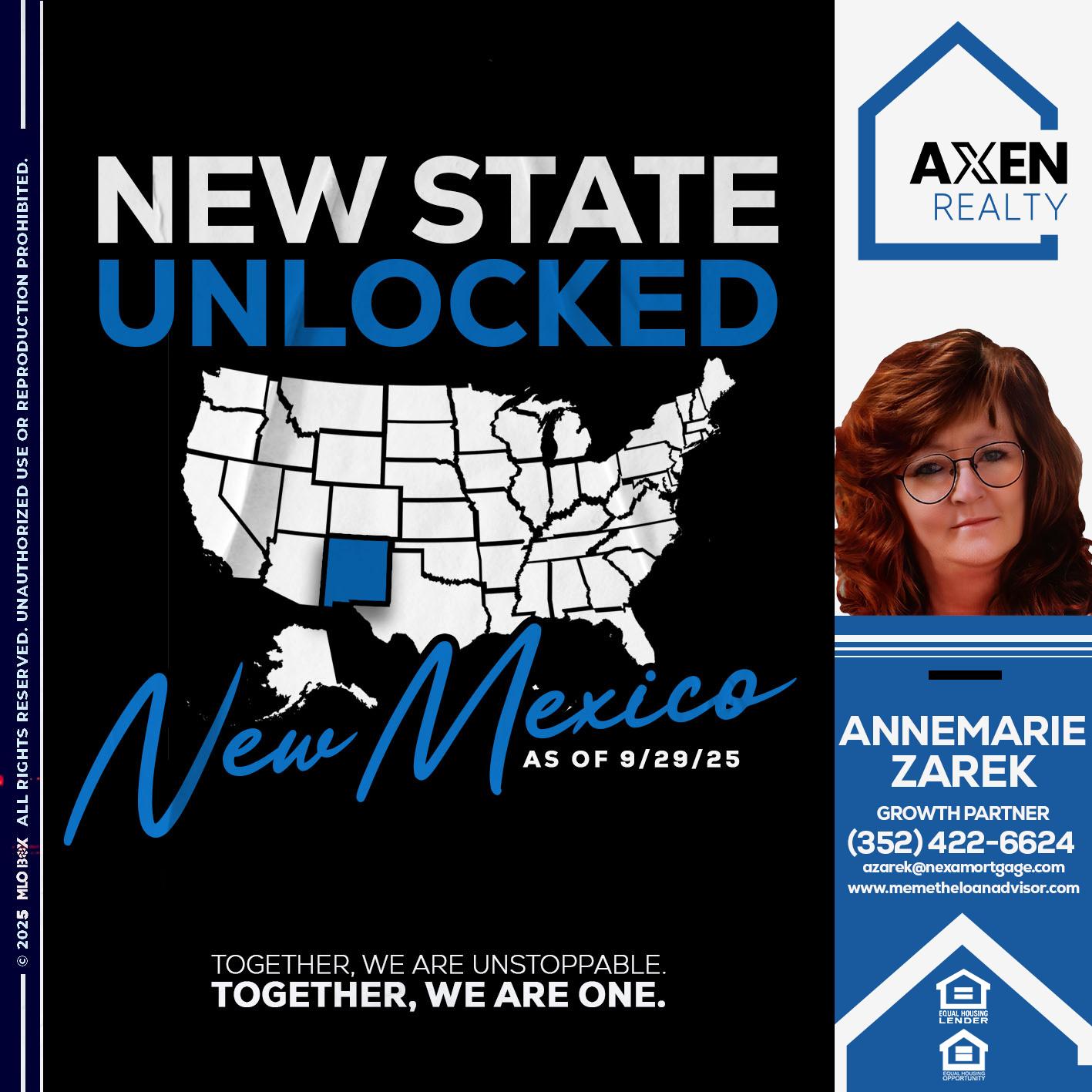 NEW MEXICO - AnneMarie Zarek -Mortgage Loan Originator NEW MEXICO - AnneMarie Zarek -Mortgage Loan Originator