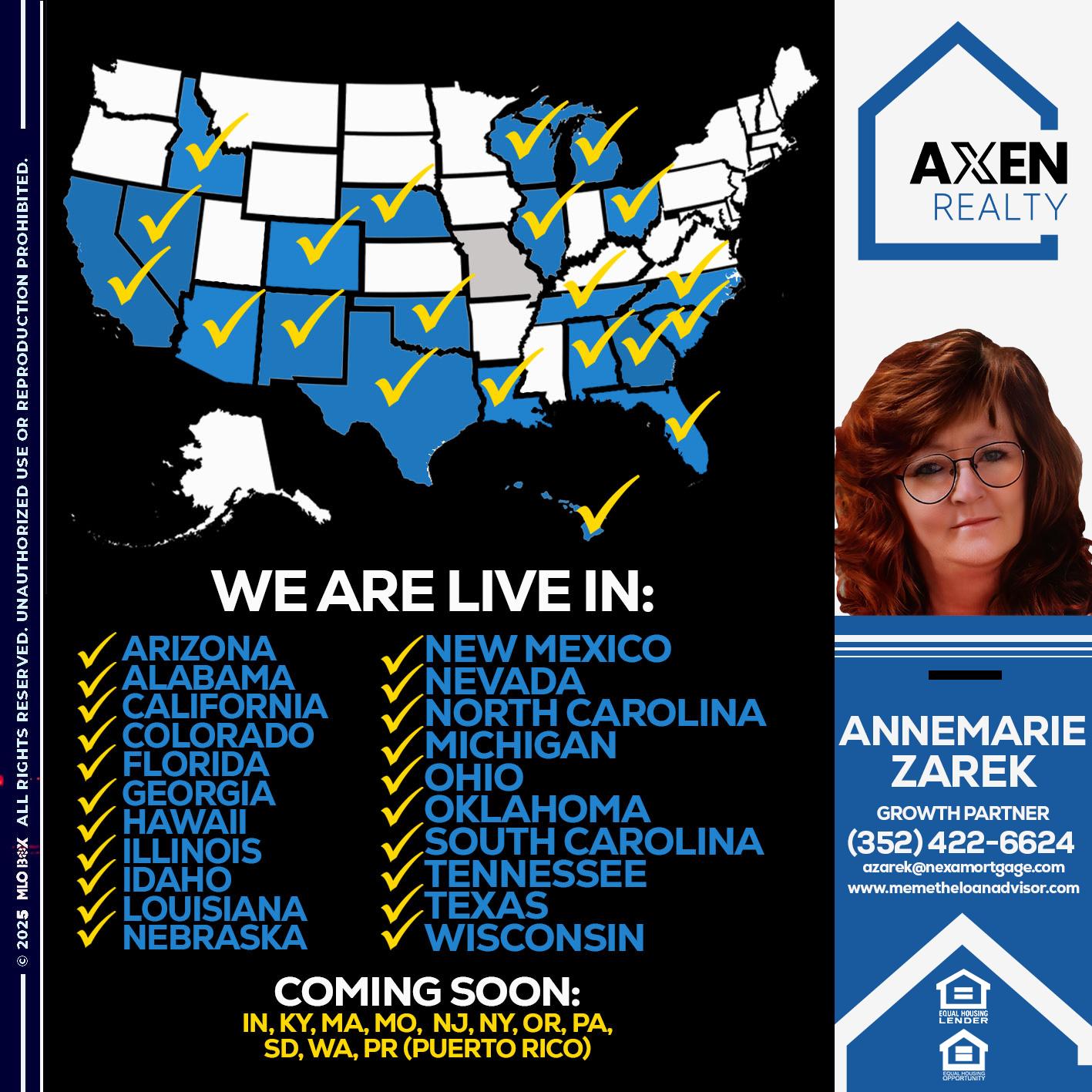 WE ARE LIVE IN HAWAII - AnneMarie Zarek -Mortgage Loan Originator WE ARE LIVE IN HAWAII - AnneMarie Zarek -Mortgage Loan Originator