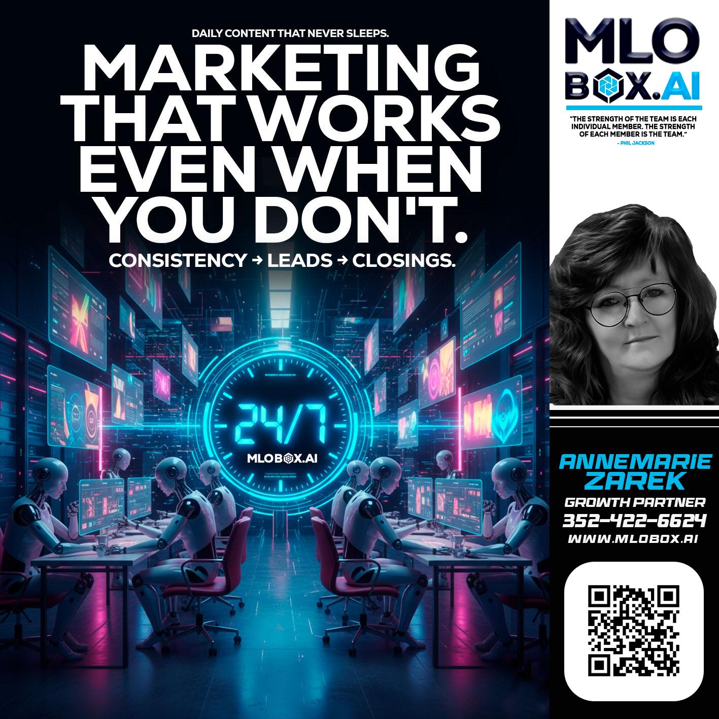 MARKETING THAT WORKS - AnneMarie Zarek -Mortgage Loan Originator