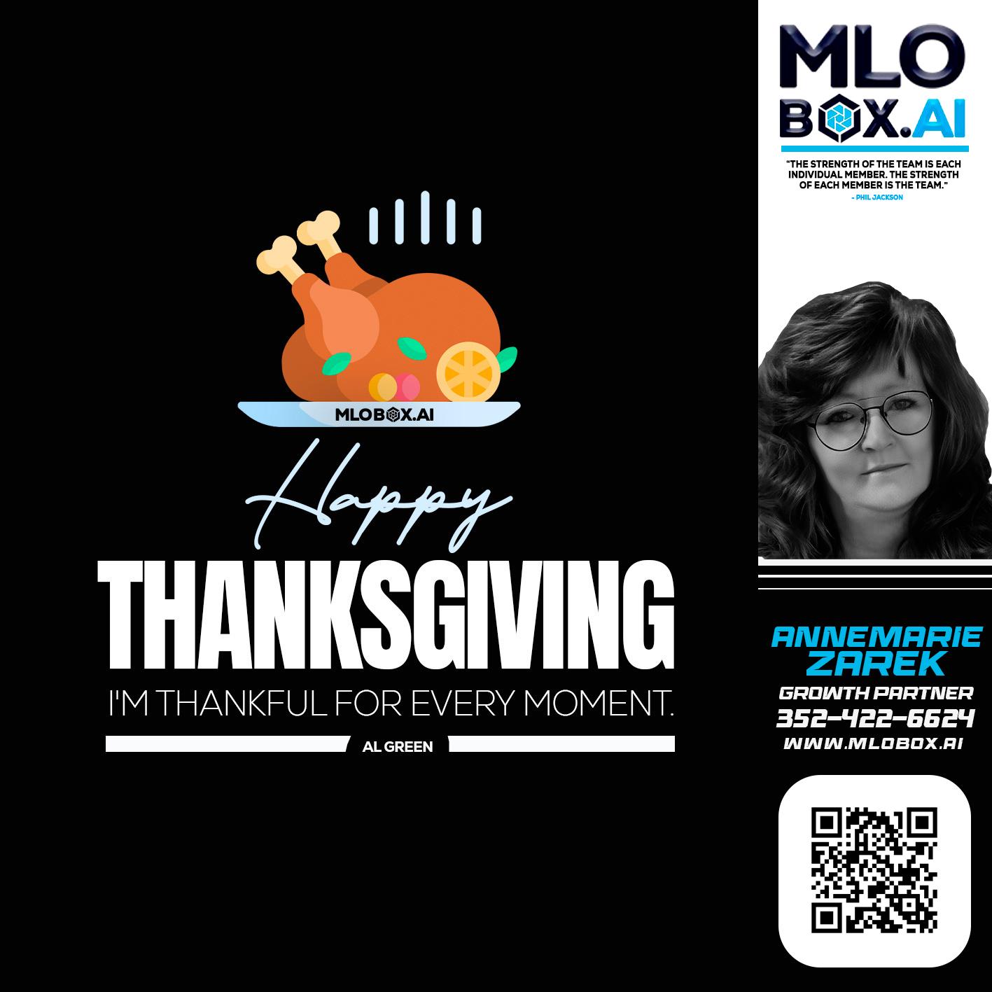 HAPPY THANKSGIVING - AnneMarie Zarek -Mortgage Loan Originator