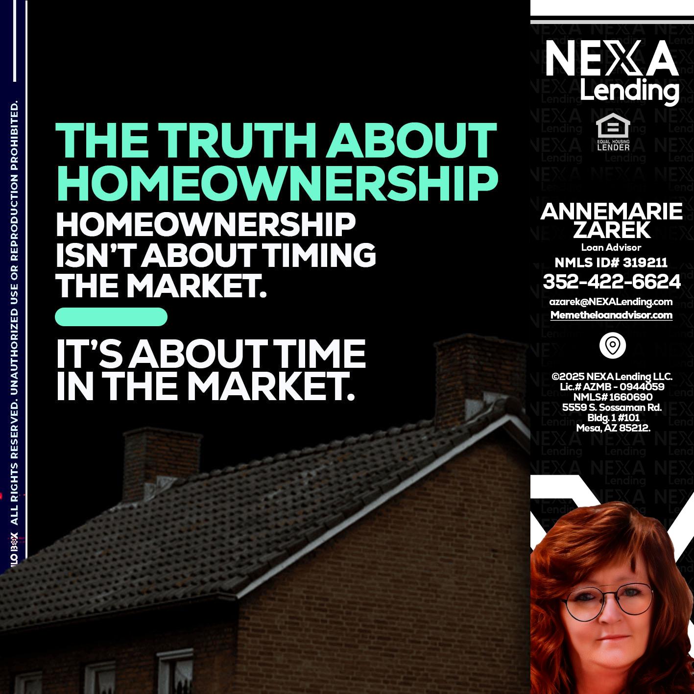 THE TRUTH ABOUT - AnneMarie Zarek -Mortgage Loan Originator