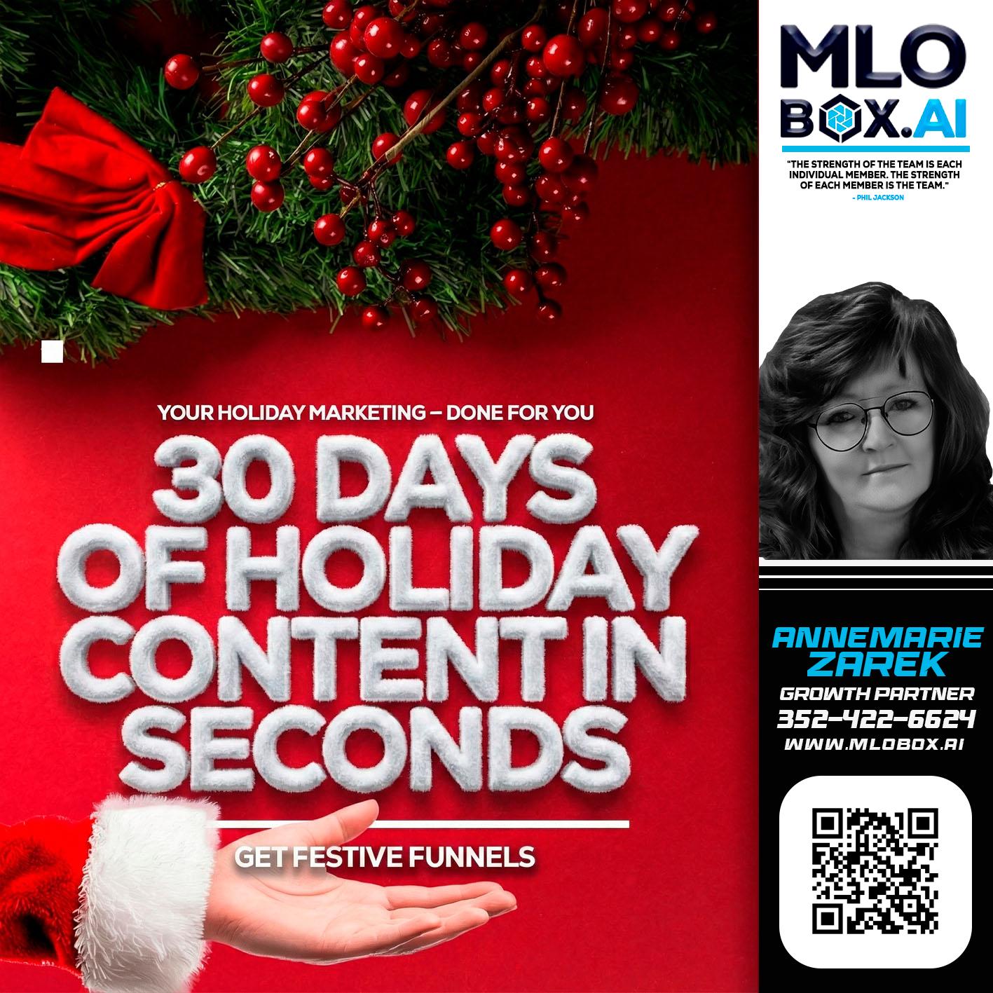 30 DAYS - AnneMarie Zarek -Mortgage Loan Originator