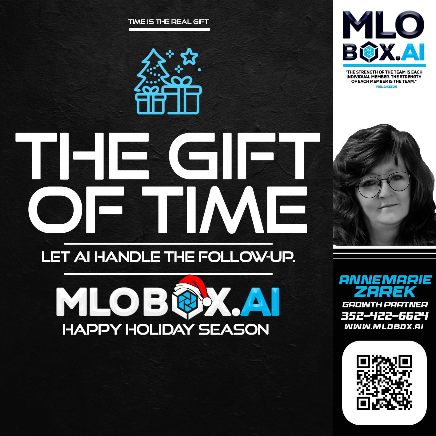 THE GIFT OF TIME - AnneMarie Zarek -Mortgage Loan Originator