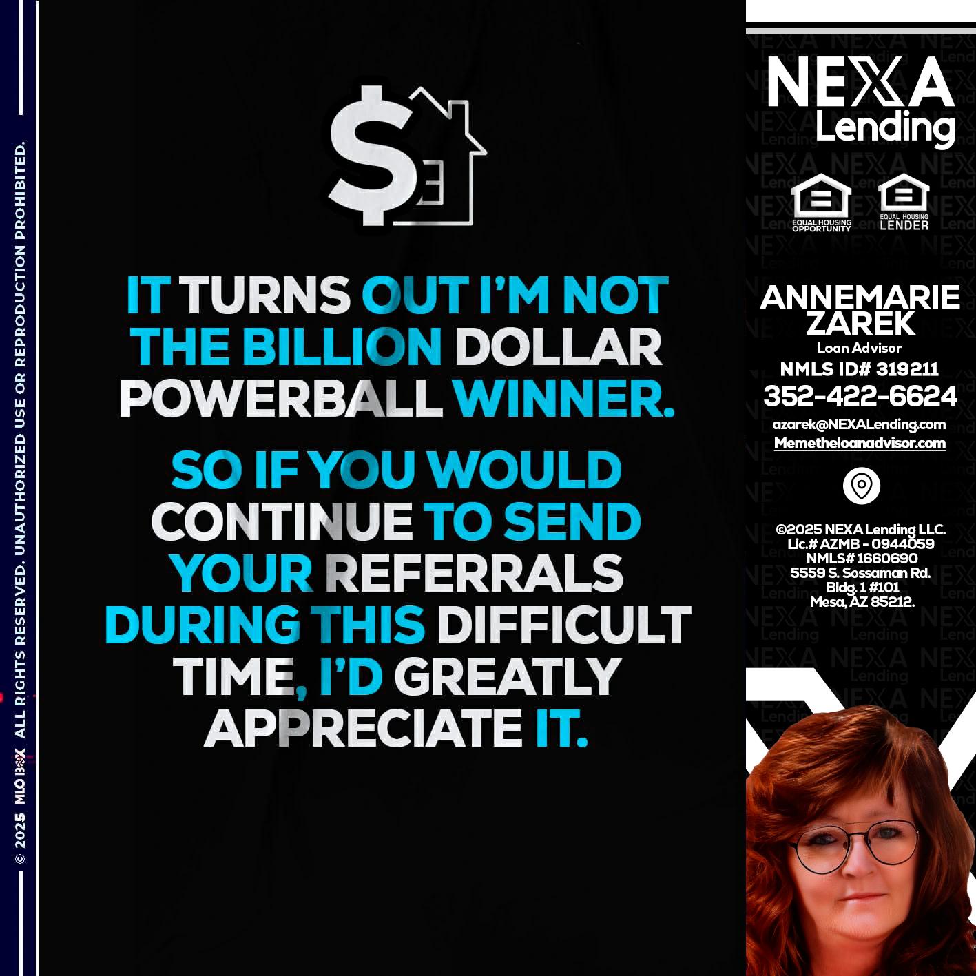 IT TURNS - AnneMarie Zarek -Mortgage Loan Originator