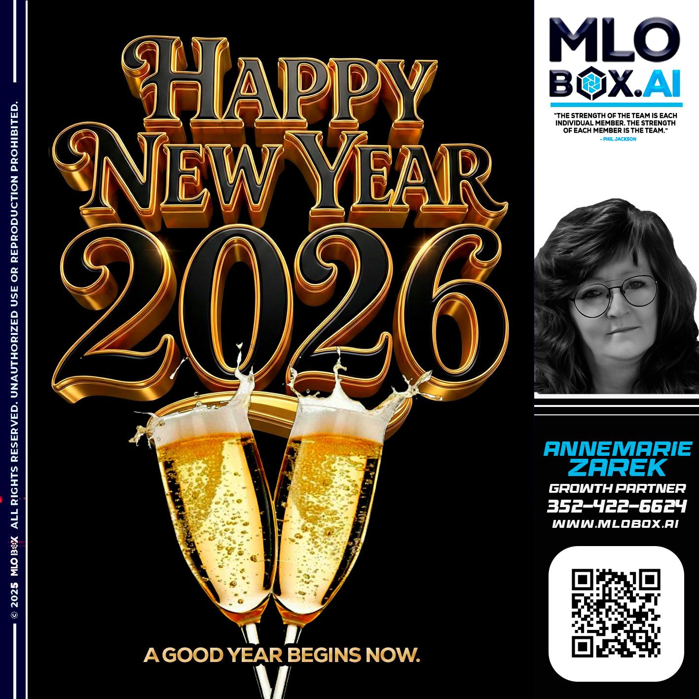 HAPPY NEW YEAR - AnneMarie Zarek -Mortgage Loan Originator