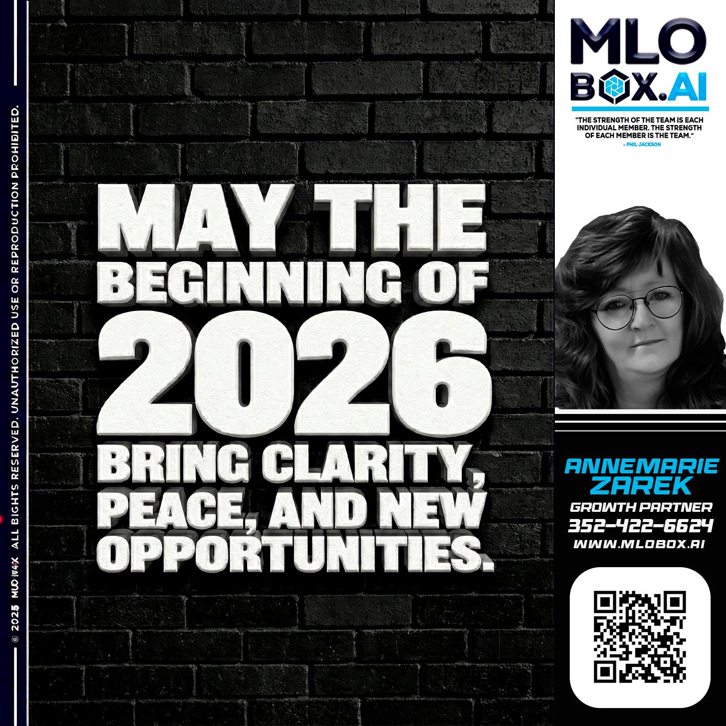 MAY THE 2026 - AnneMarie Zarek -Mortgage Loan Originator