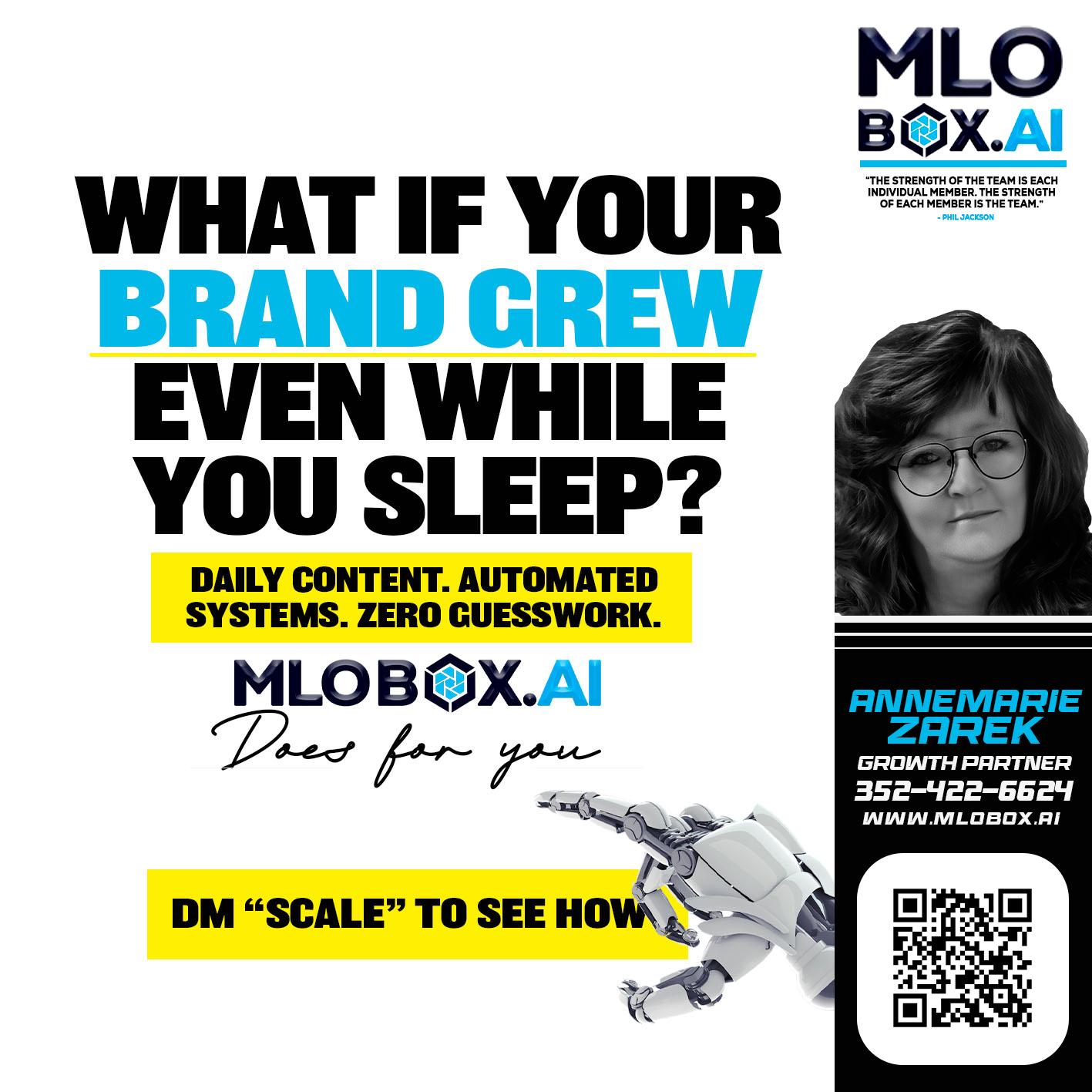 WHAT IF YOUR BRAND GREW - AnneMarie Zarek -Mortgage Loan Originator