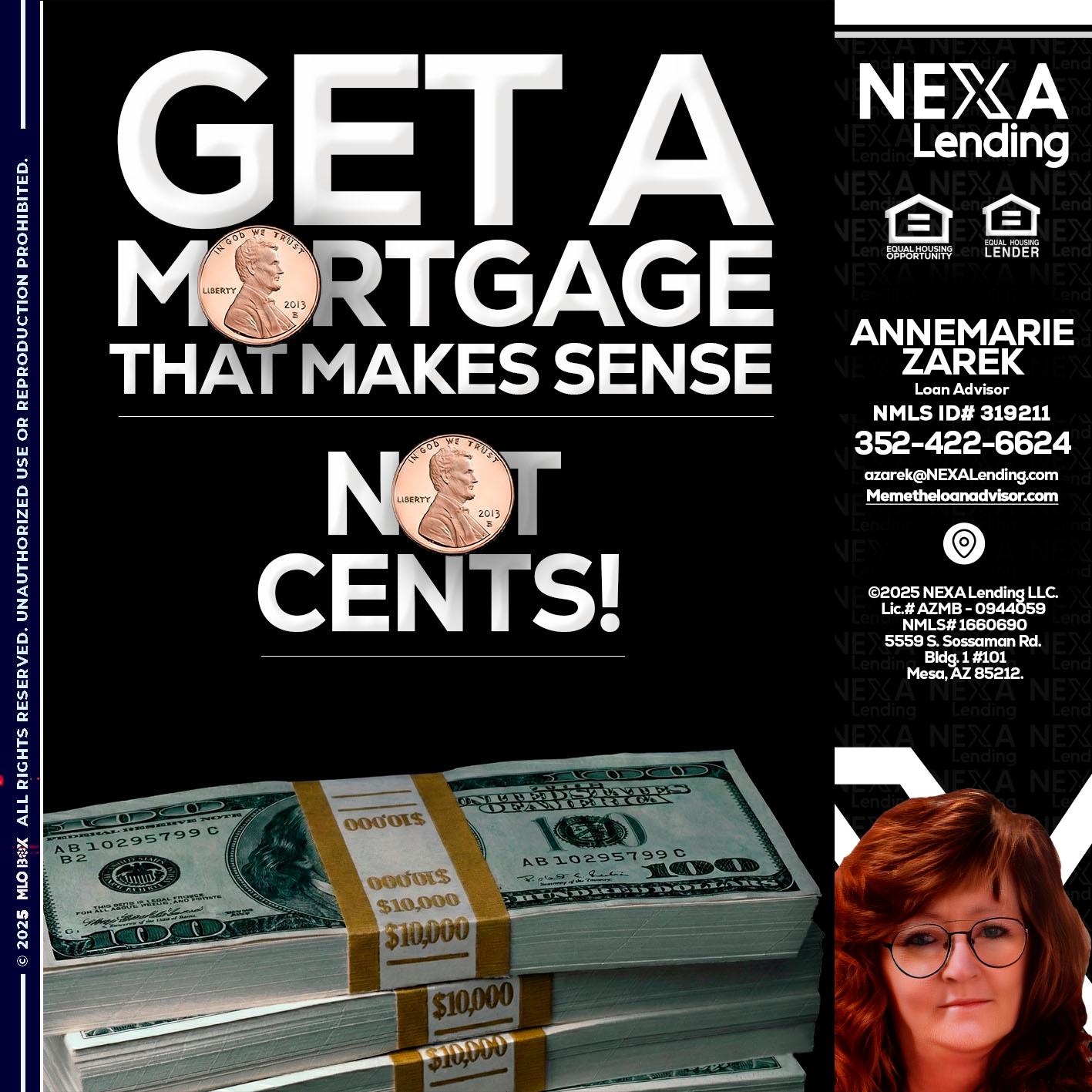 get a mortgage - AnneMarie Zarek -Mortgage Loan Originator