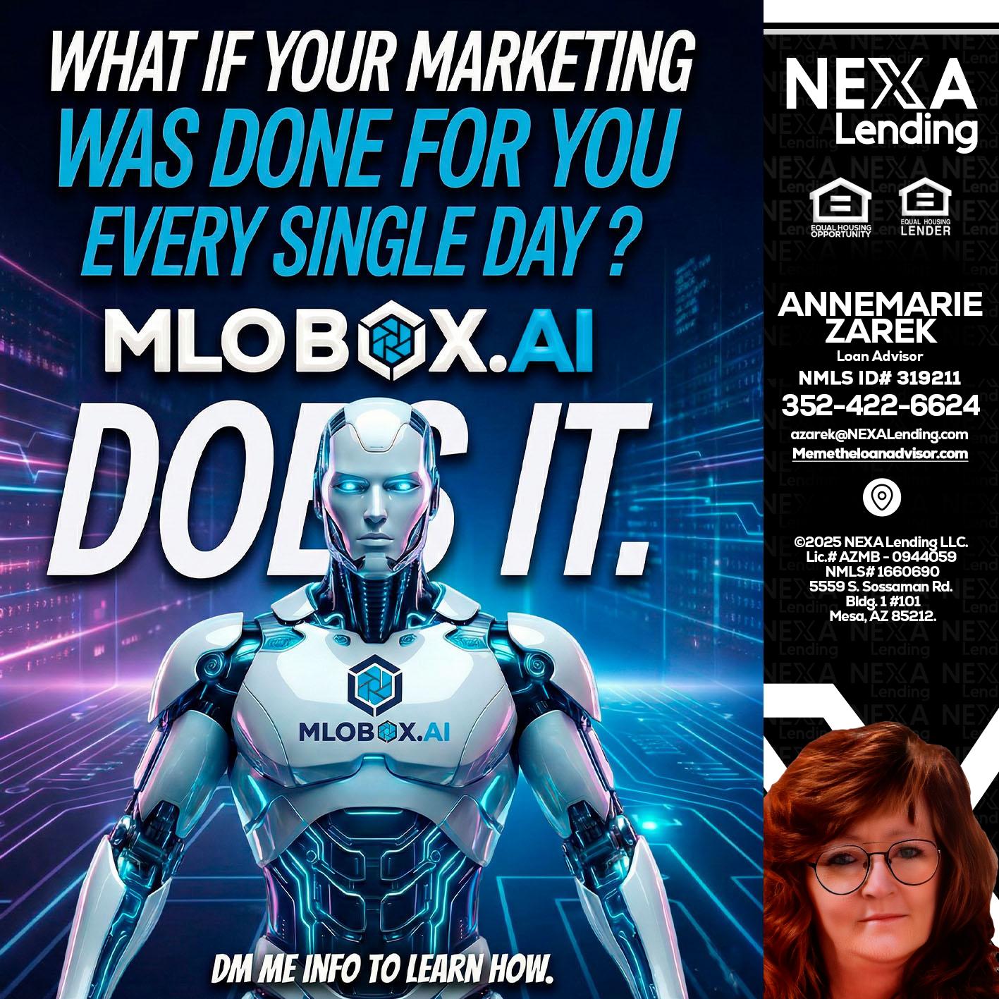 DOES IT - AnneMarie Zarek -Mortgage Loan Originator