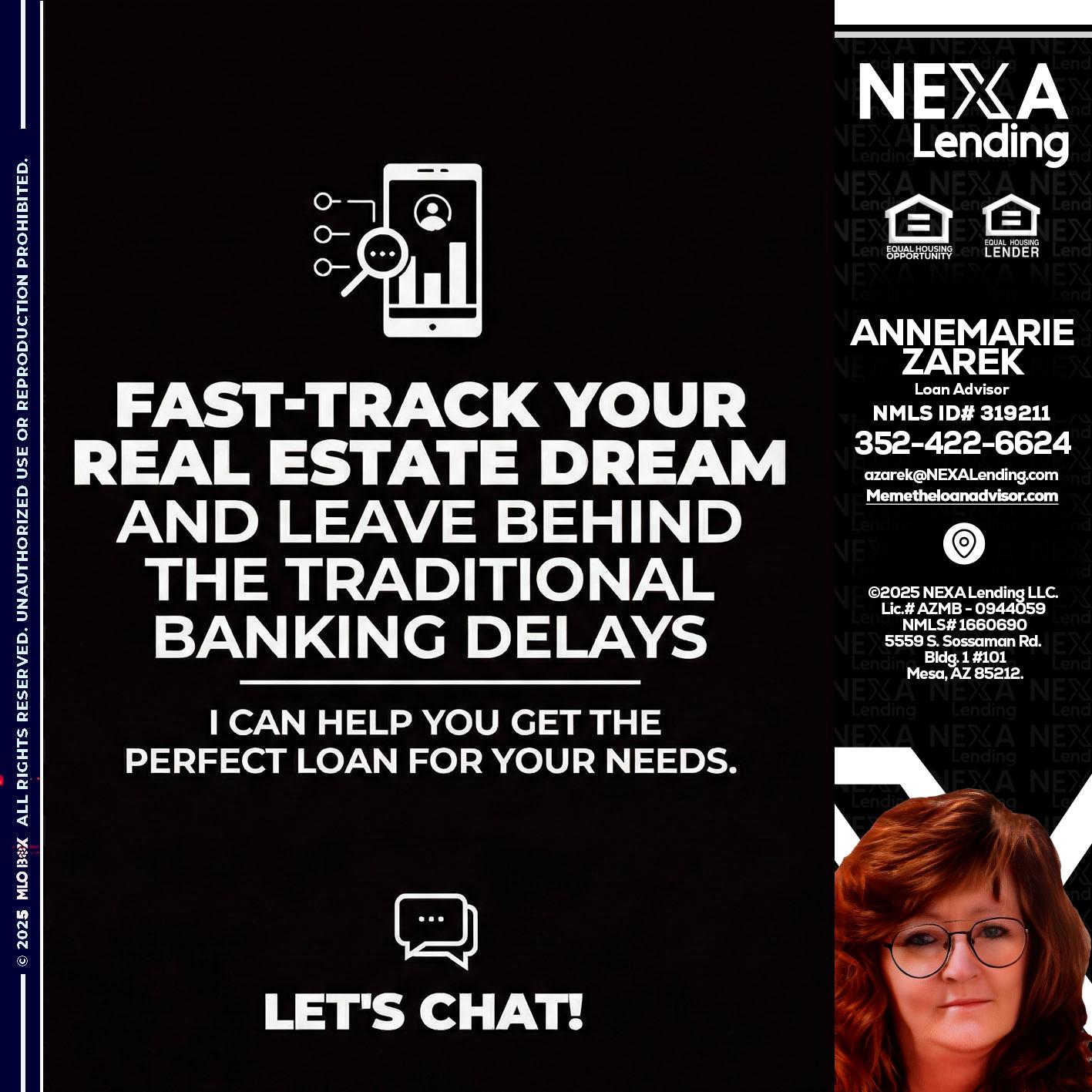 FAST TRACK - AnneMarie Zarek -Mortgage Loan Originator