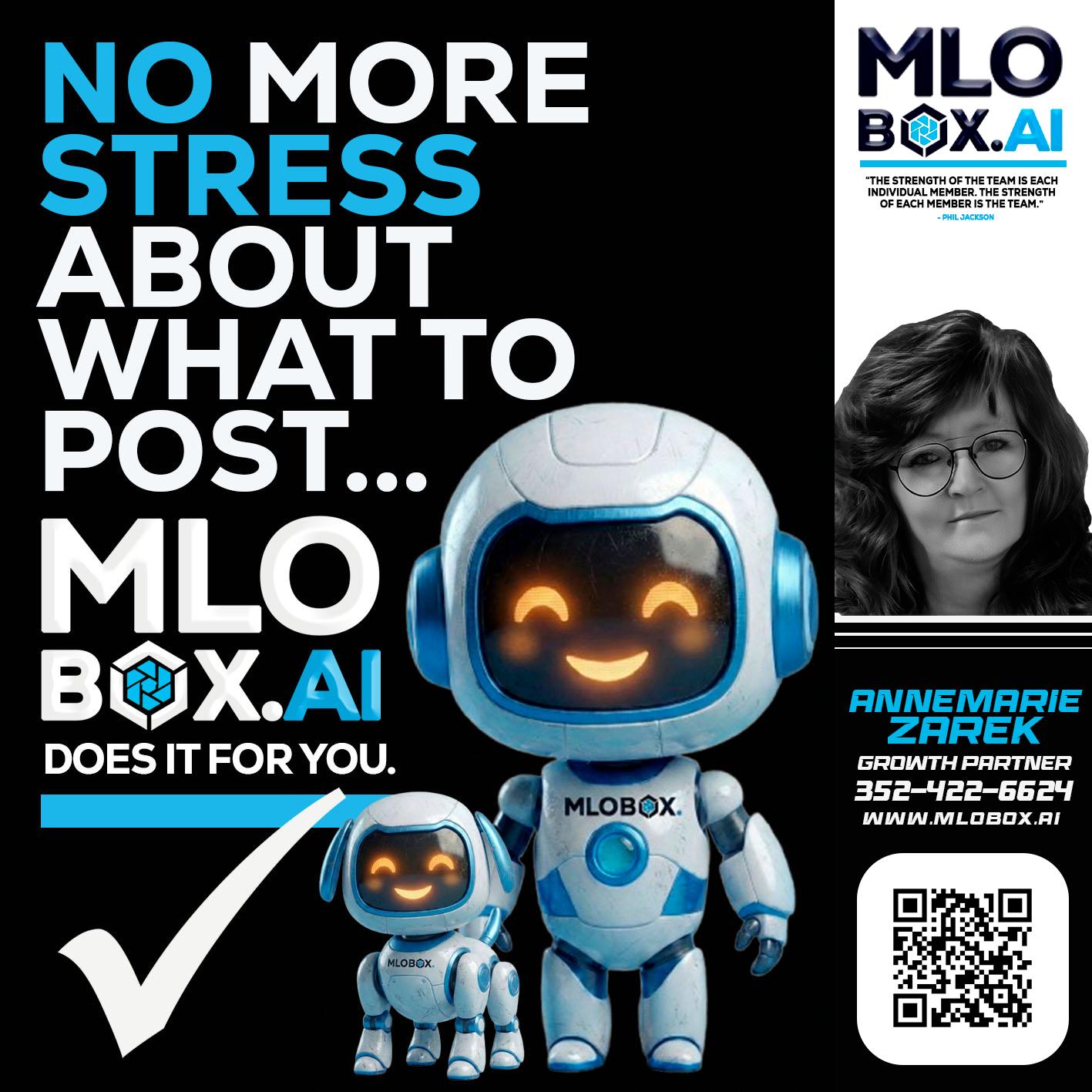 NO MORE STRESS - AnneMarie Zarek -Mortgage Loan Originator