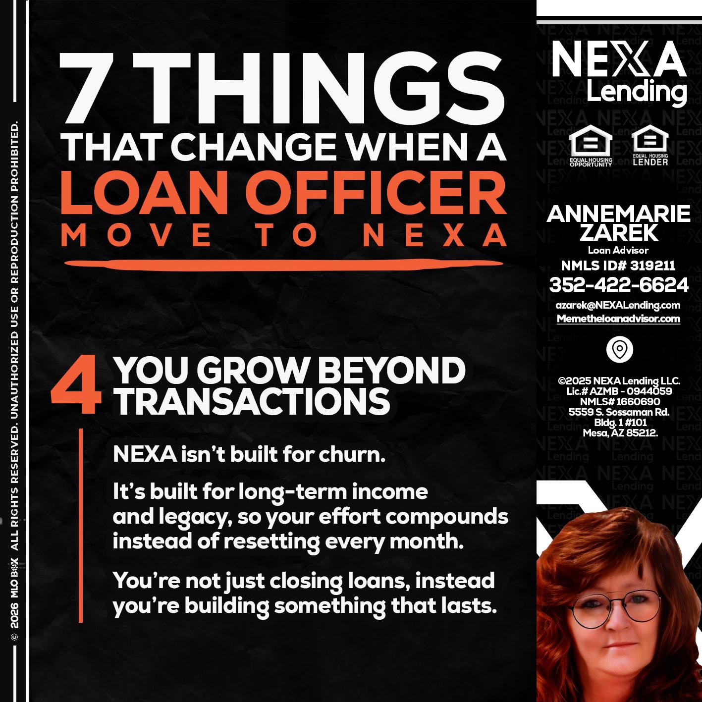 7 THINGS (4) - AnneMarie Zarek -Mortgage Loan Originator