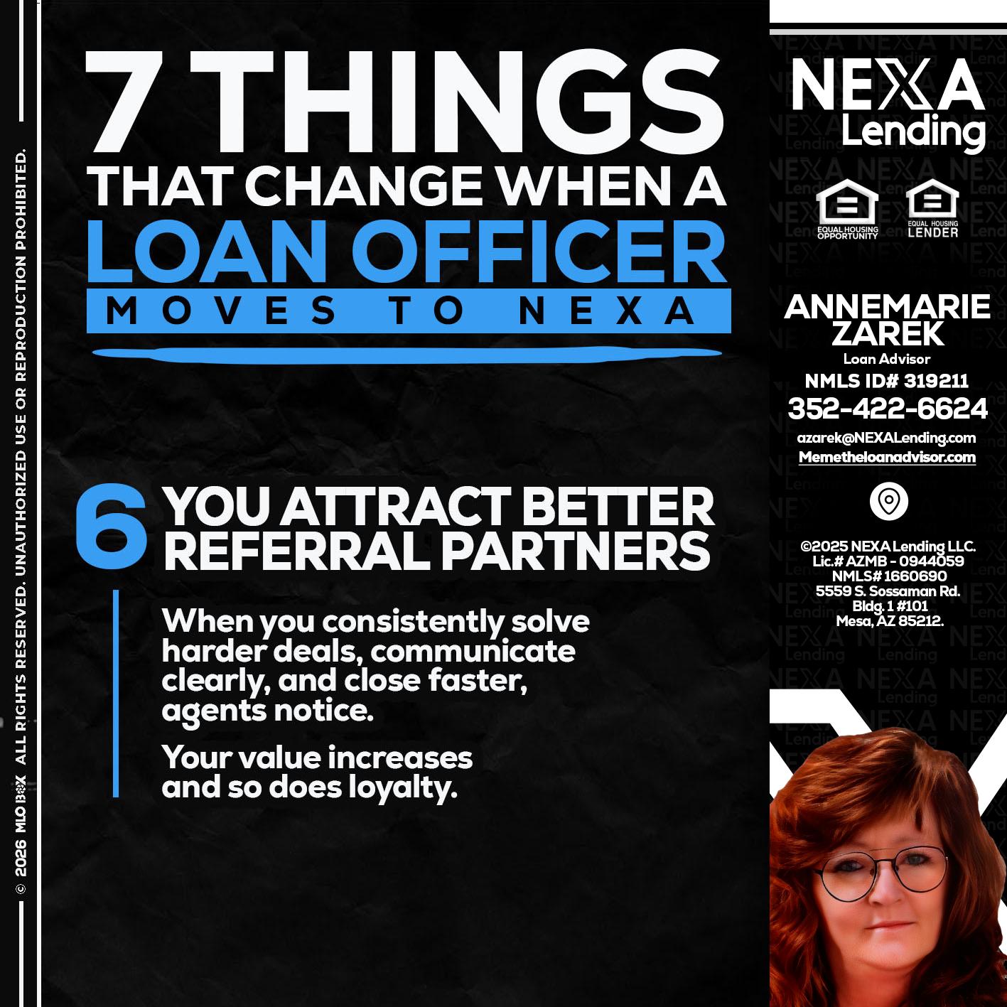 7 THINGS (6) - AnneMarie Zarek -Mortgage Loan Originator
