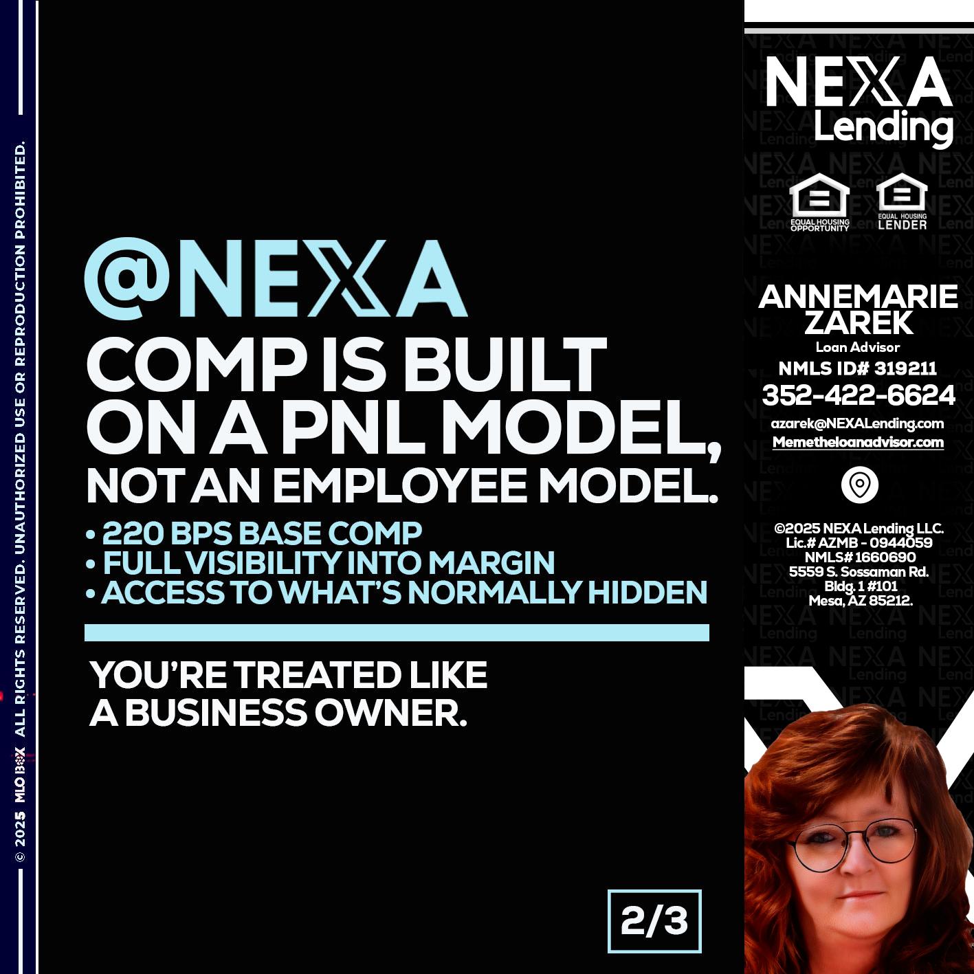 2 OF 3 - AnneMarie Zarek -Mortgage Loan Originator