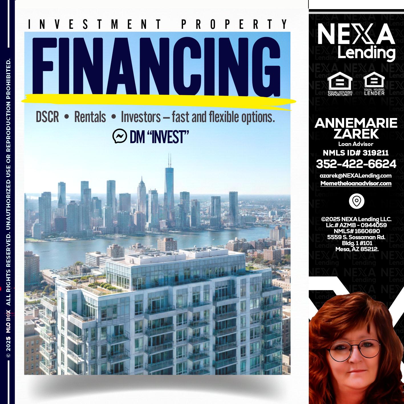 FINANCING - AnneMarie Zarek -Mortgage Loan Originator