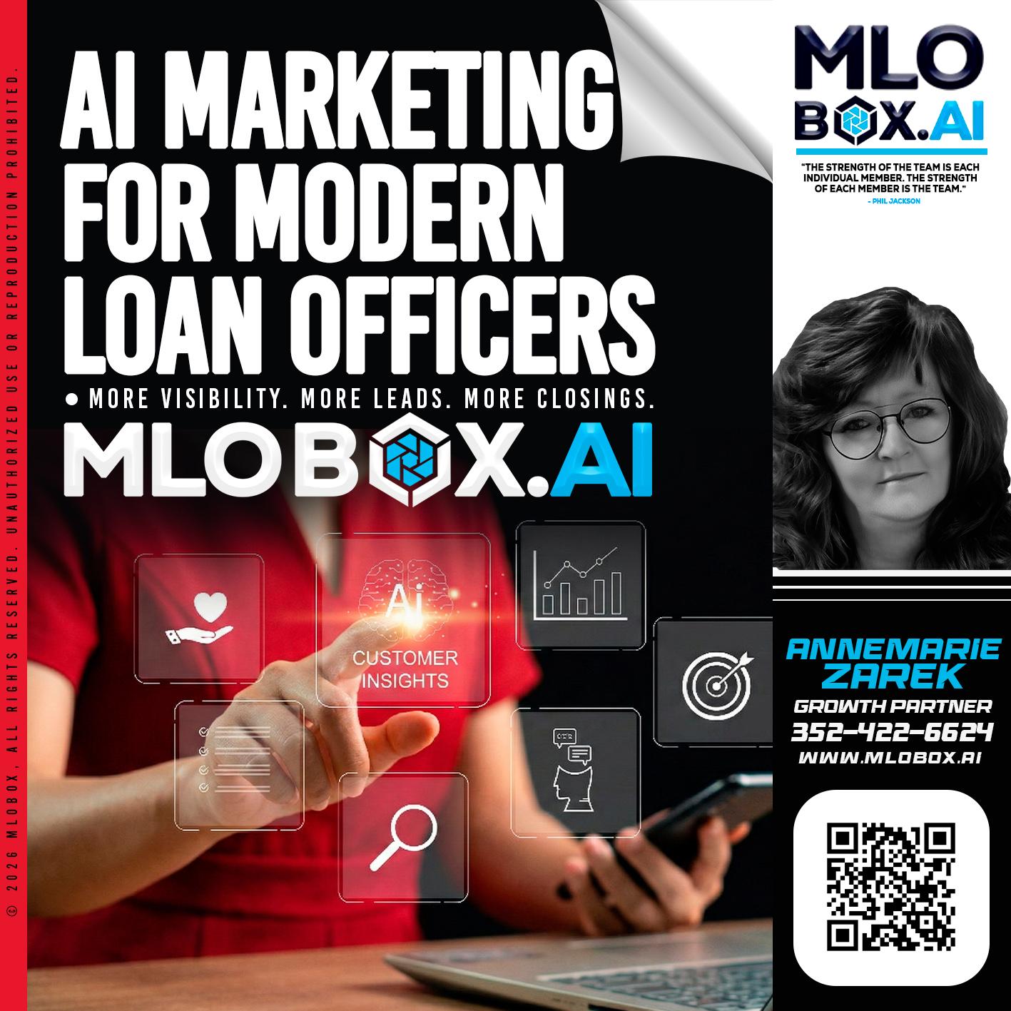 AI MARKETING - AnneMarie Zarek -Mortgage Loan Originator