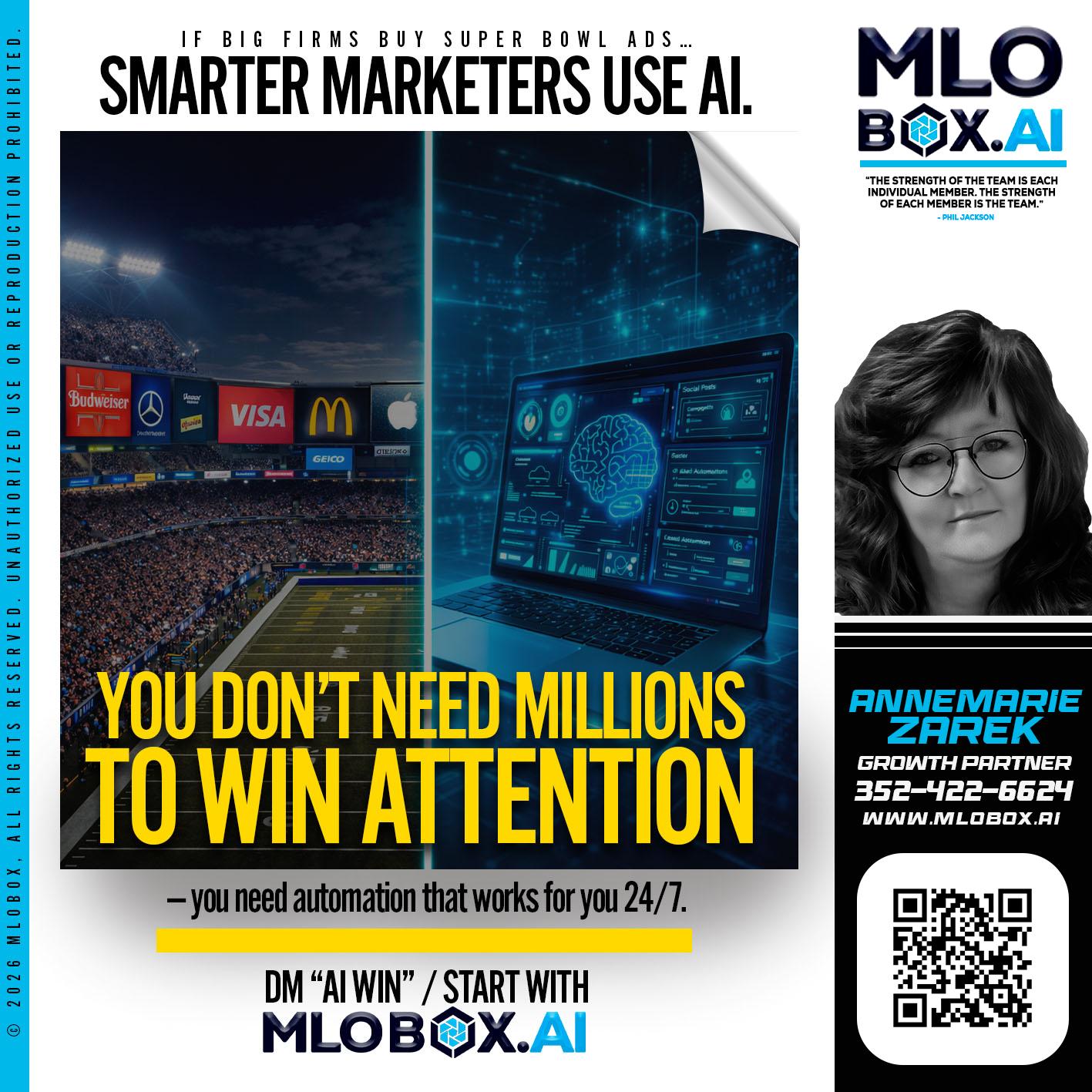 you don't need - AnneMarie Zarek -Mortgage Loan Originator