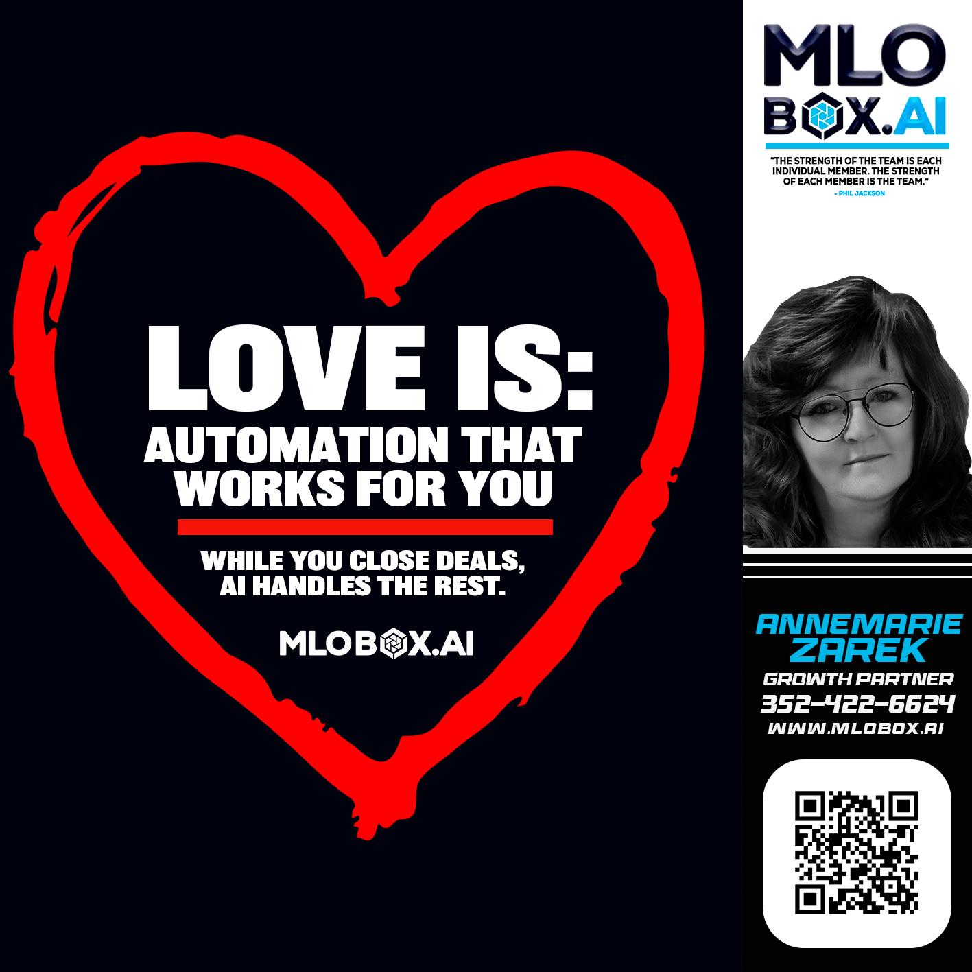 love is - AnneMarie Zarek -Mortgage Loan Originator