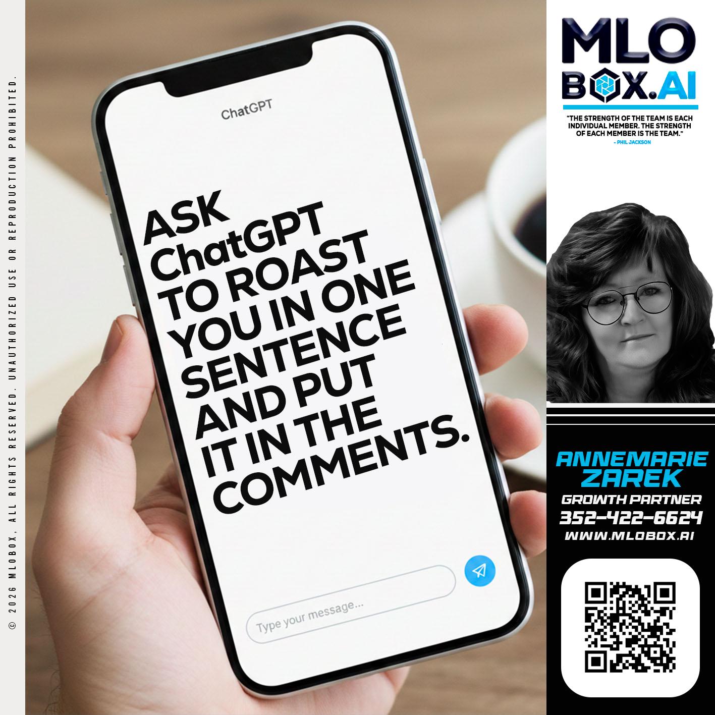 ASK CHAT GPT - AnneMarie Zarek -Mortgage Loan Originator