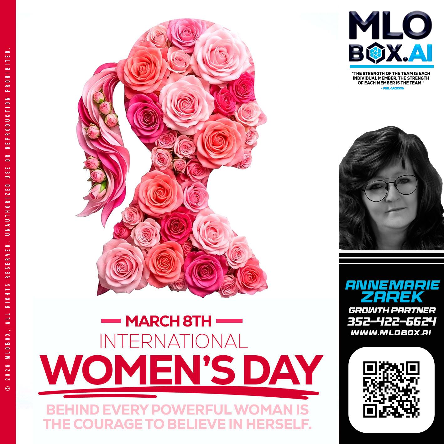 MARCH 8TH - AnneMarie Zarek -Mortgage Loan Originator