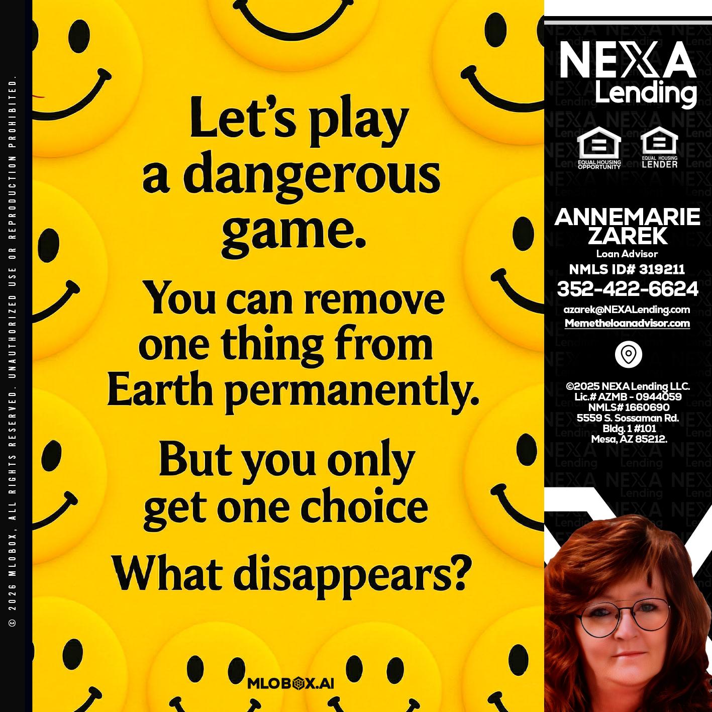 LETS PLAY - AnneMarie Zarek -Mortgage Loan Originator