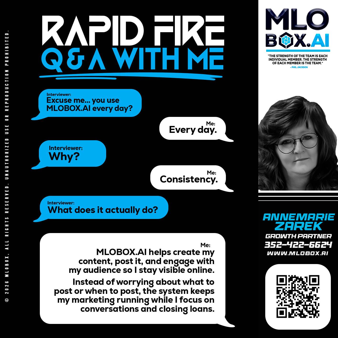 RAPID Q&A - AnneMarie Zarek -Mortgage Loan Originator