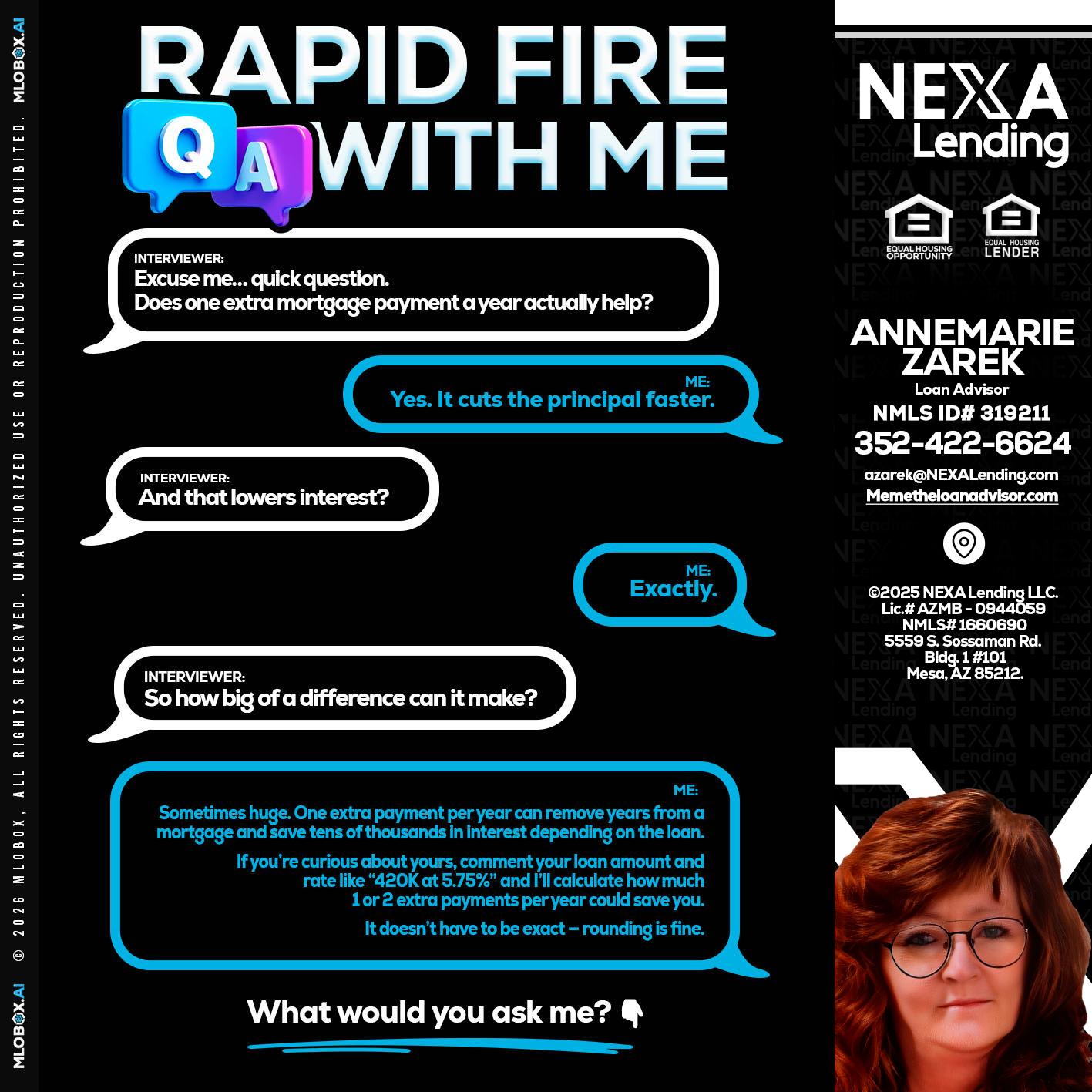 RAPID Q&A - AnneMarie Zarek -Mortgage Loan Originator