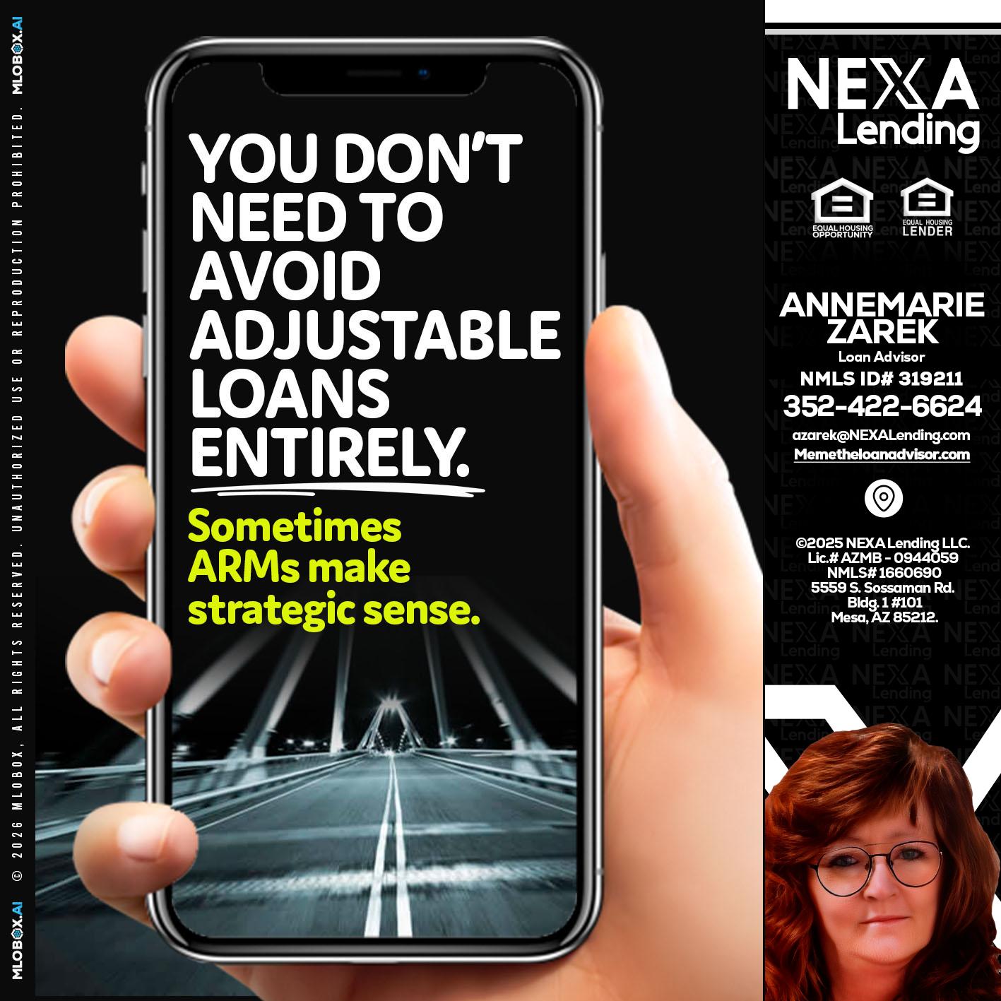 YOU DONT NEED - AnneMarie Zarek -Mortgage Loan Originator