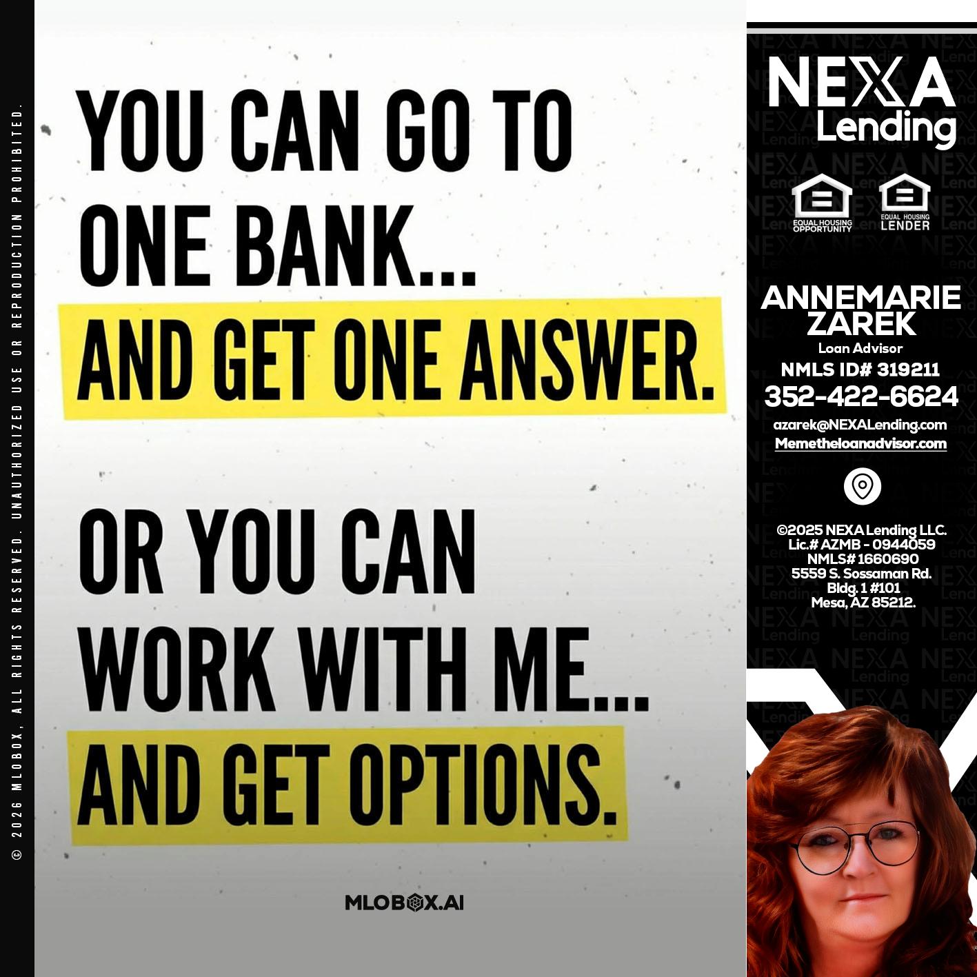 YOU CAN GO TO - AnneMarie Zarek -Mortgage Loan Originator