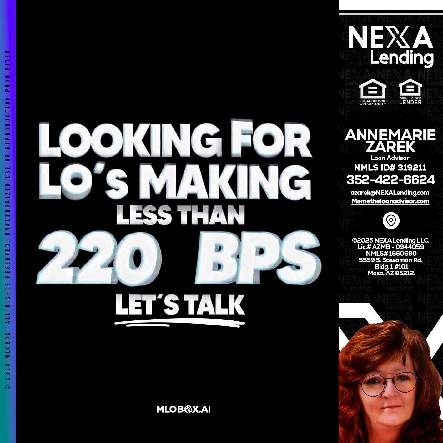 LOOKING FOR - AnneMarie Zarek -Mortgage Loan Originator