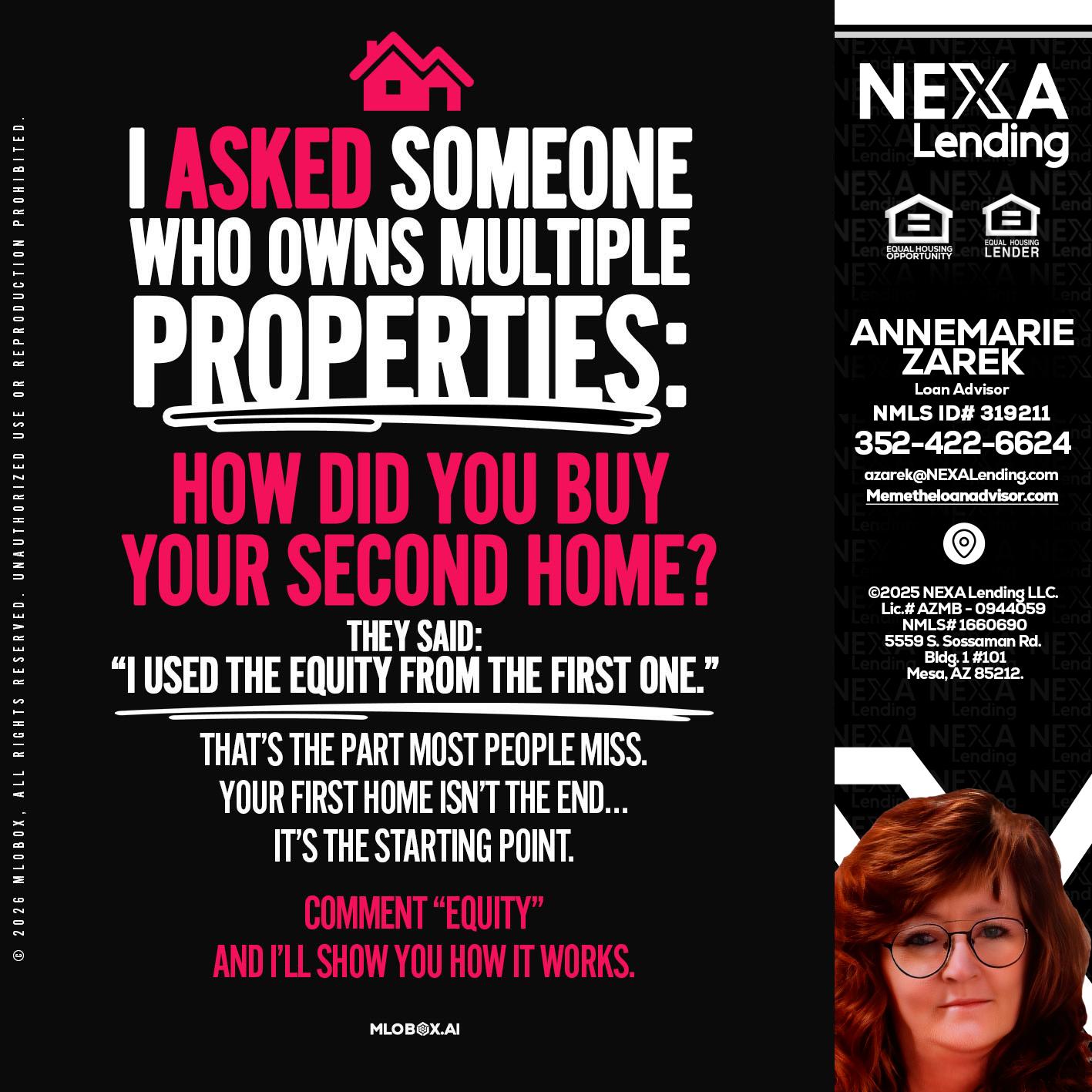 I ASKED SOMEONE - AnneMarie Zarek -Mortgage Loan Originator