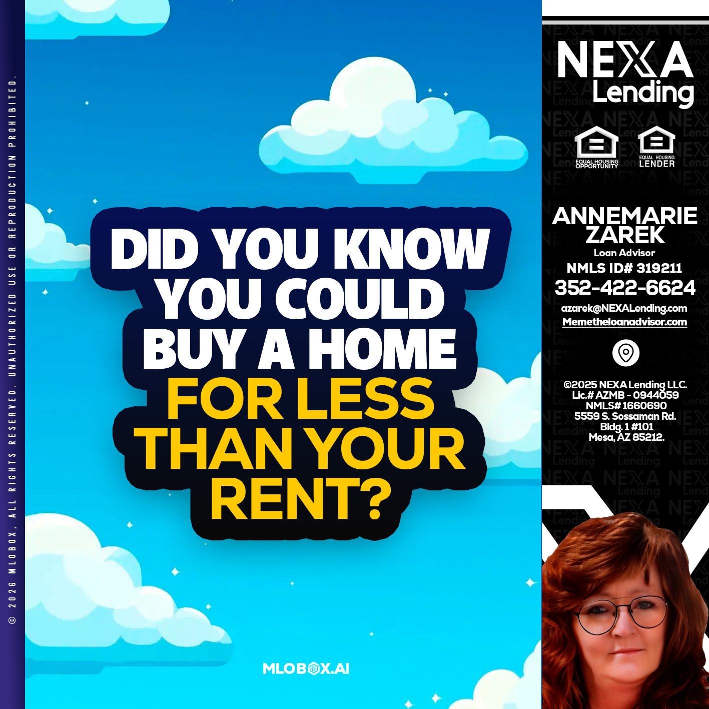 DID YOU KNOW - AnneMarie Zarek -Mortgage Loan Originator