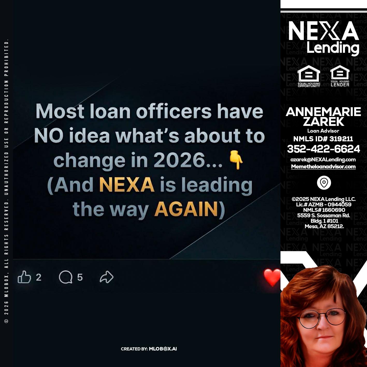 most loan officers - AnneMarie Zarek -Mortgage Loan Originator