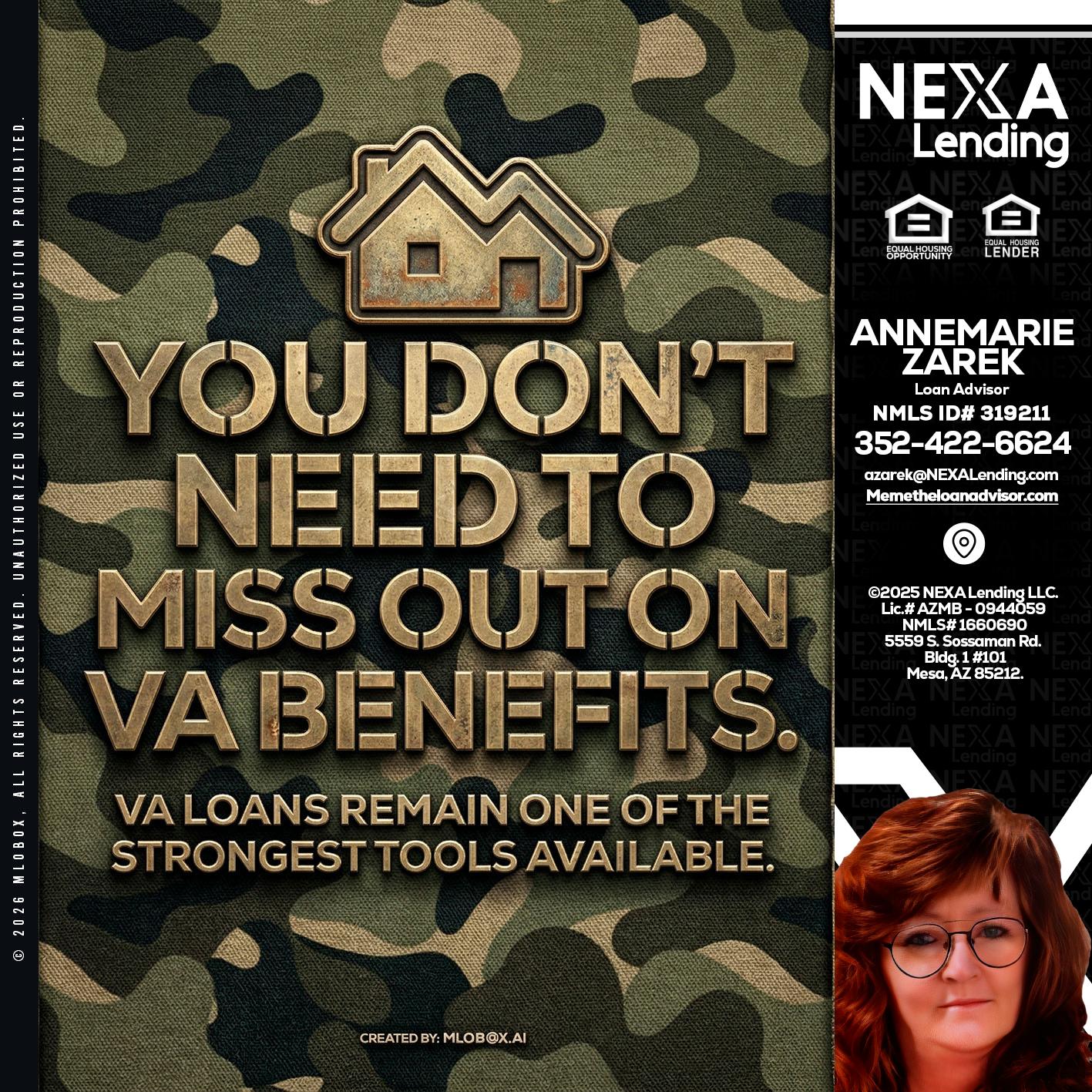 you don't need - AnneMarie Zarek -Mortgage Loan Originator