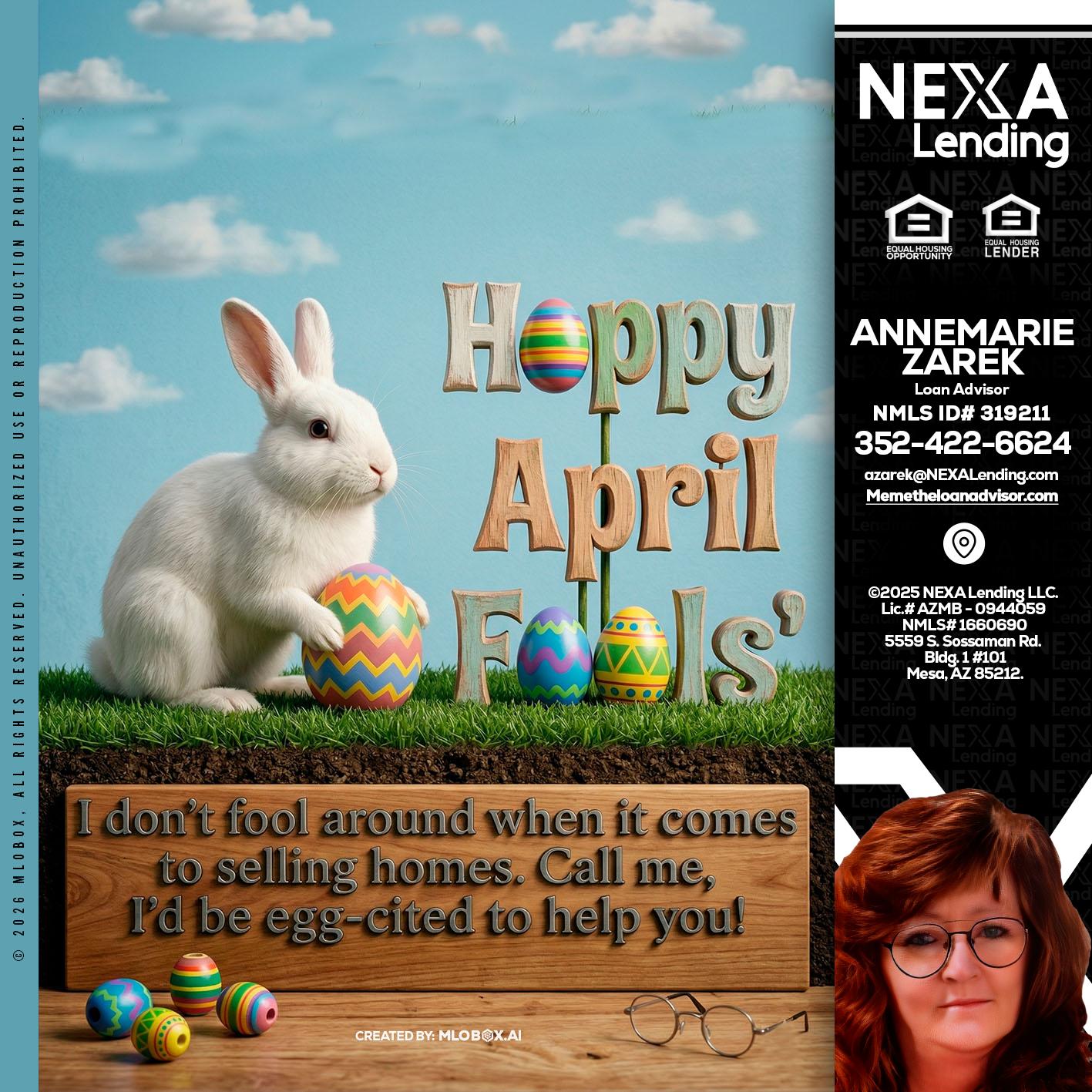 happy april fools - AnneMarie Zarek -Mortgage Loan Originator