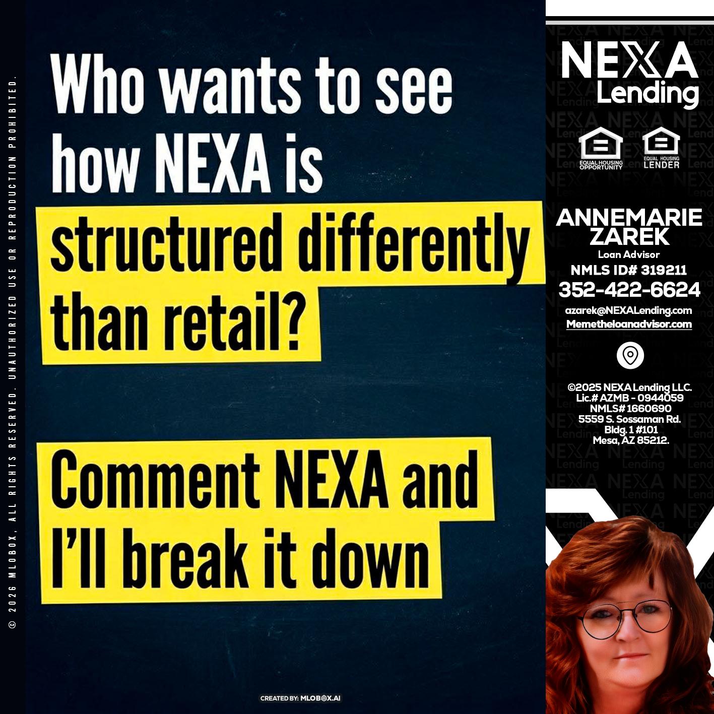 who want to see - AnneMarie Zarek -Mortgage Loan Originator