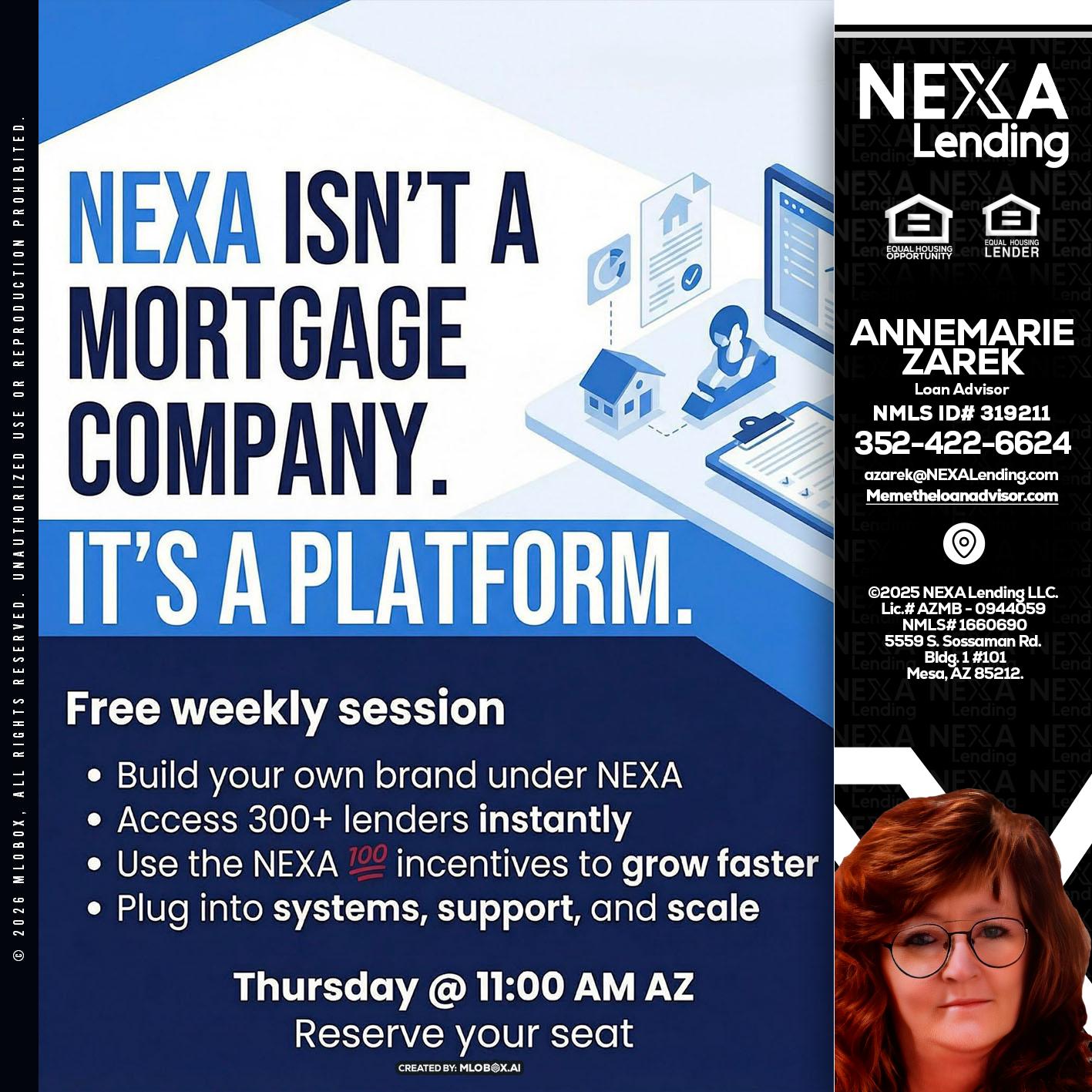 NEXA ISNT - AnneMarie Zarek -Mortgage Loan Originator