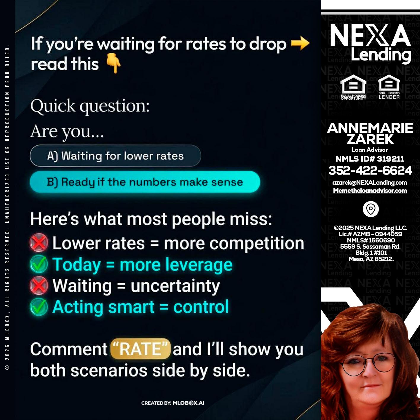 IF YOU ARE - AnneMarie Zarek -Mortgage Loan Originator