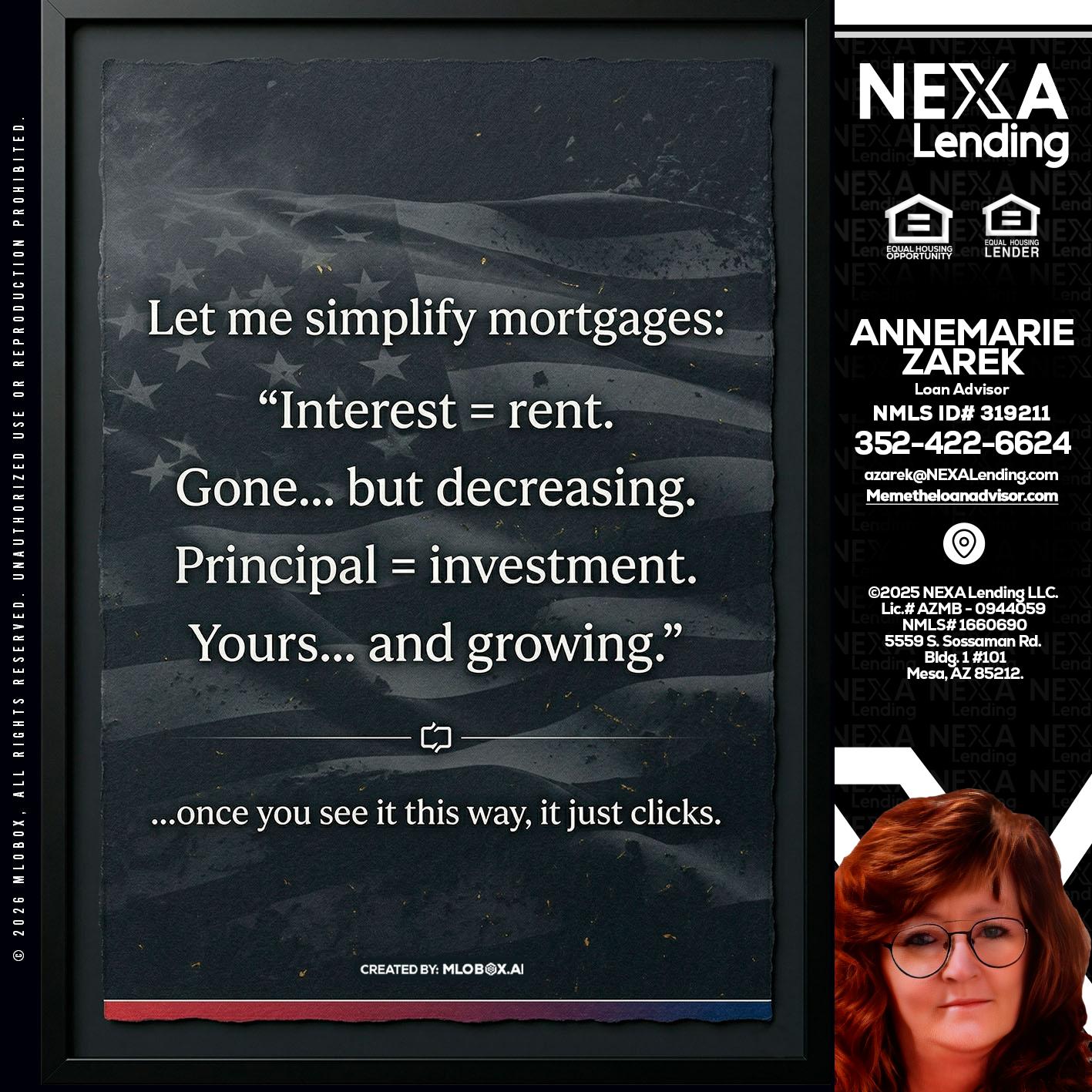 LET ME SIMPLIFY - AnneMarie Zarek -Mortgage Loan Originator