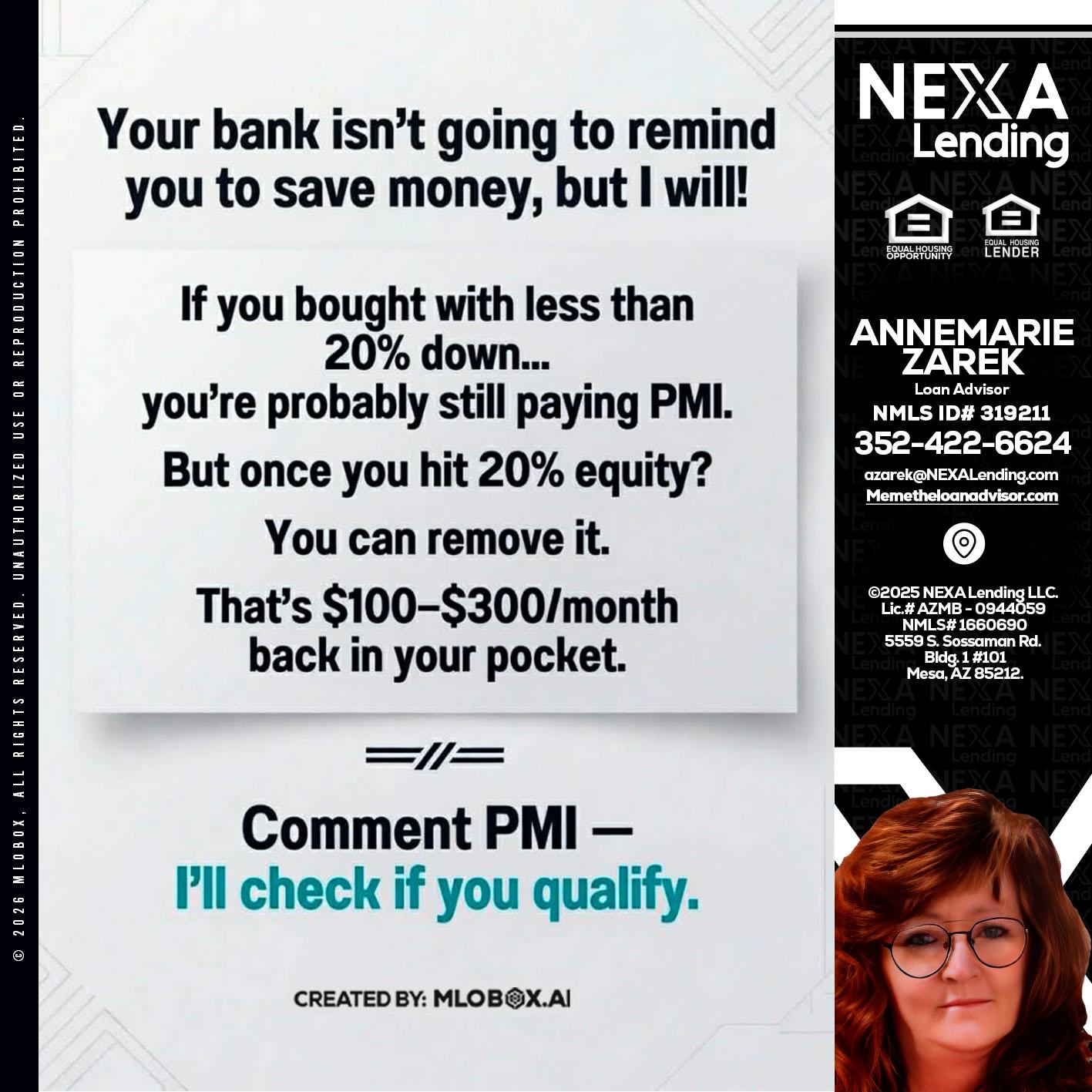 YOUR BANK ISNT - AnneMarie Zarek -Mortgage Loan Originator